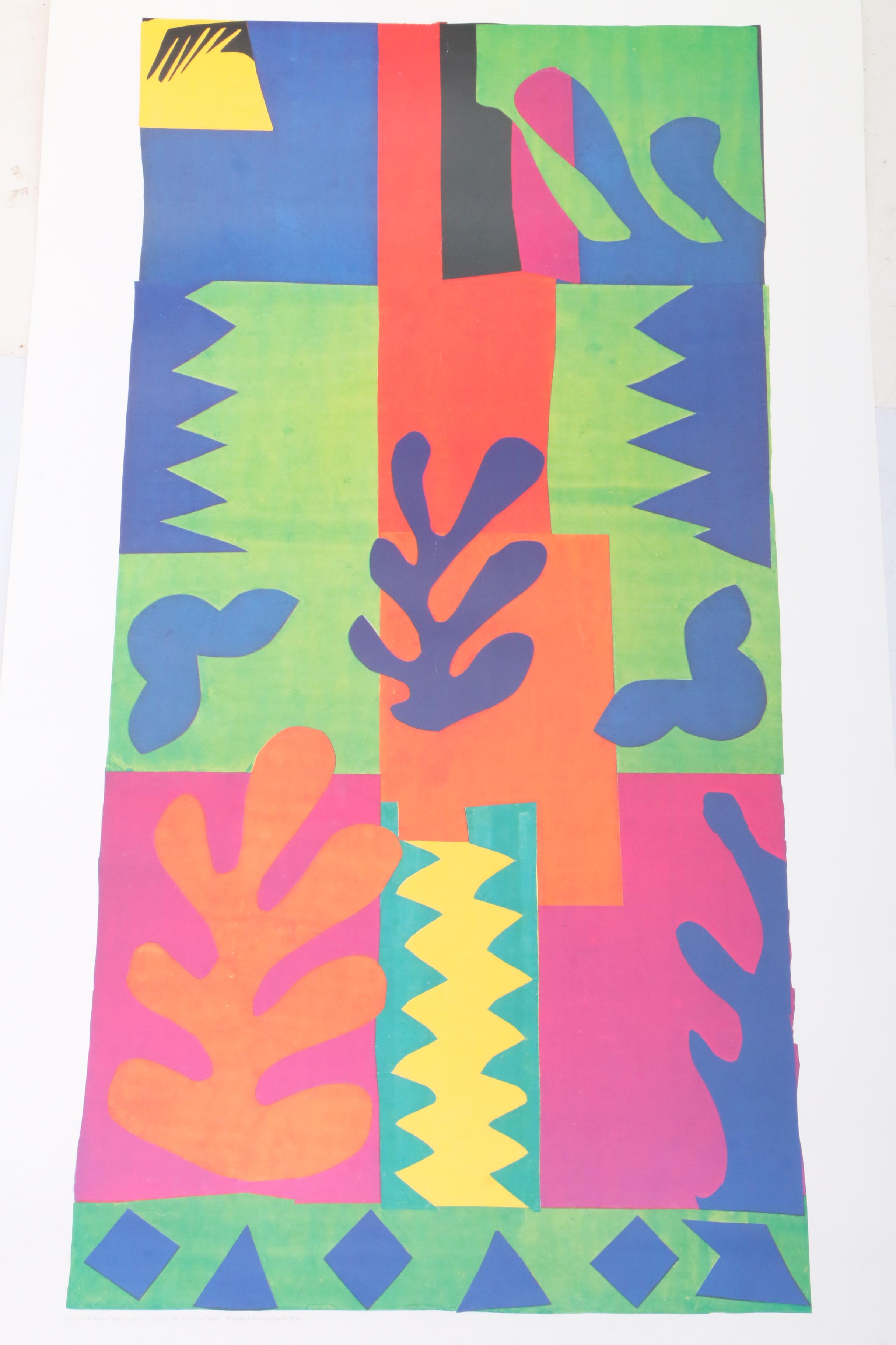 The National Gallery of Art 1977 Exhibition Poster "Matisse: The Cut-Outs"