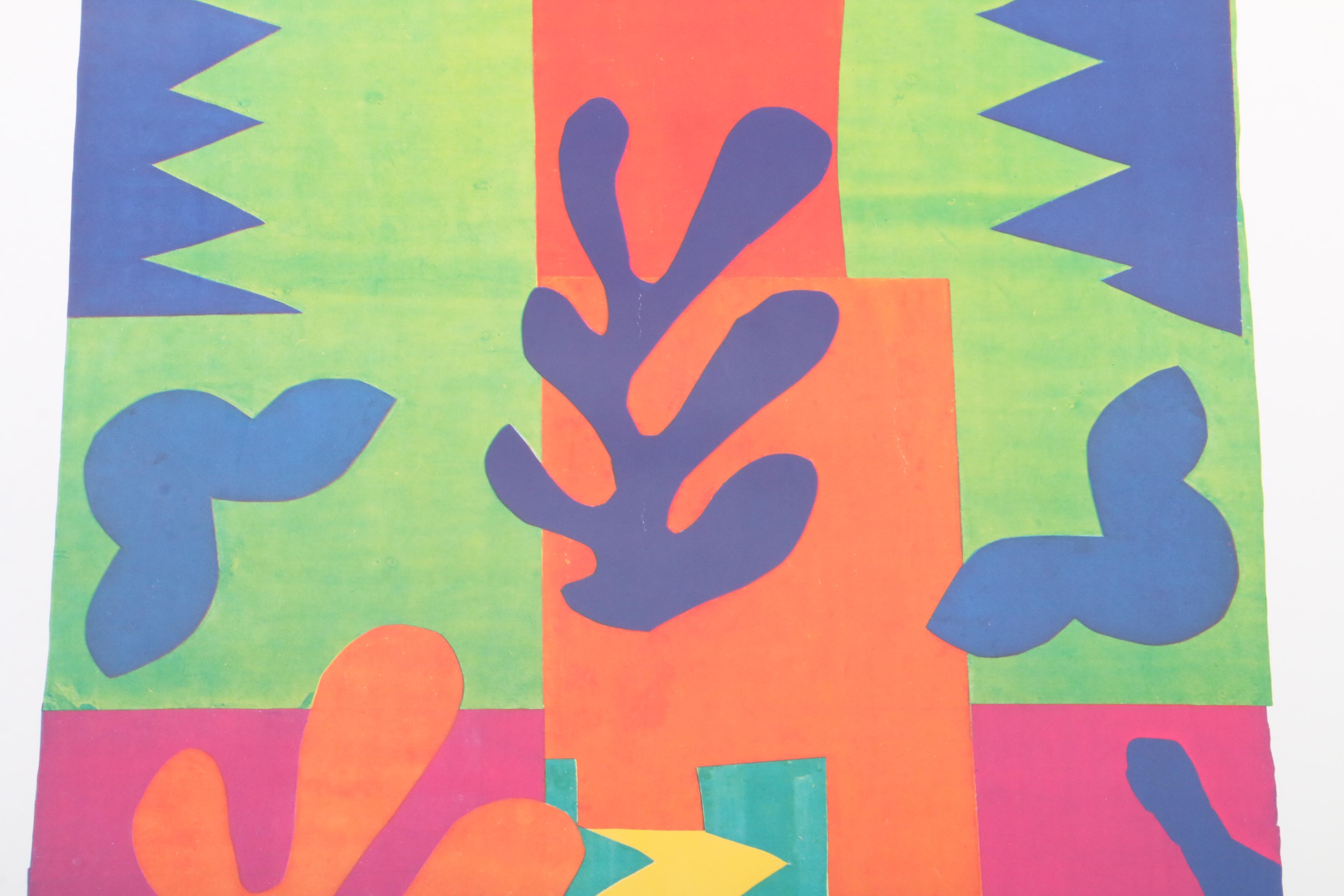 The National Gallery of Art 1977 Exhibition Poster "Matisse: The Cut-Outs"