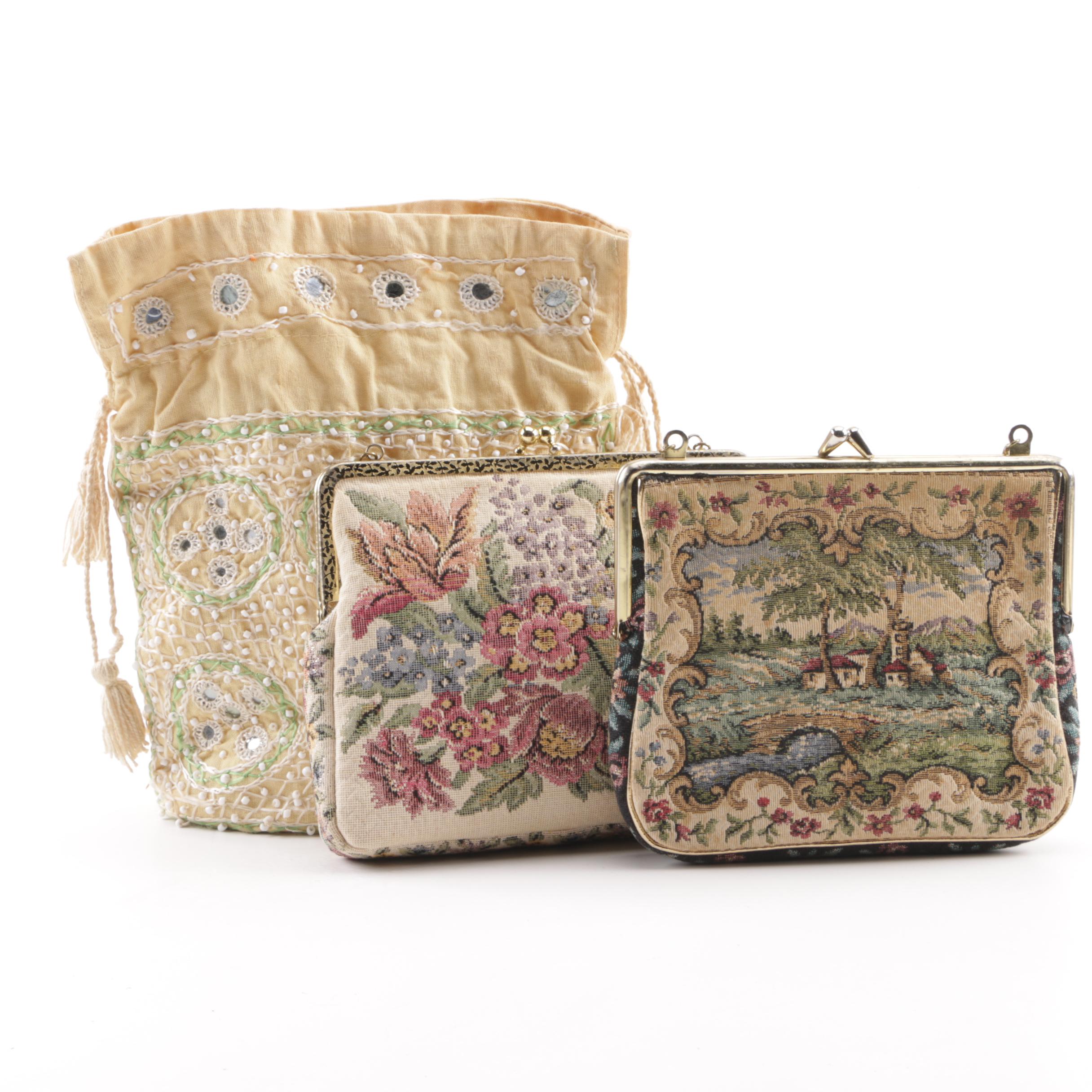 Walborg and Other Needlepoint and Hand Beaded Handbags