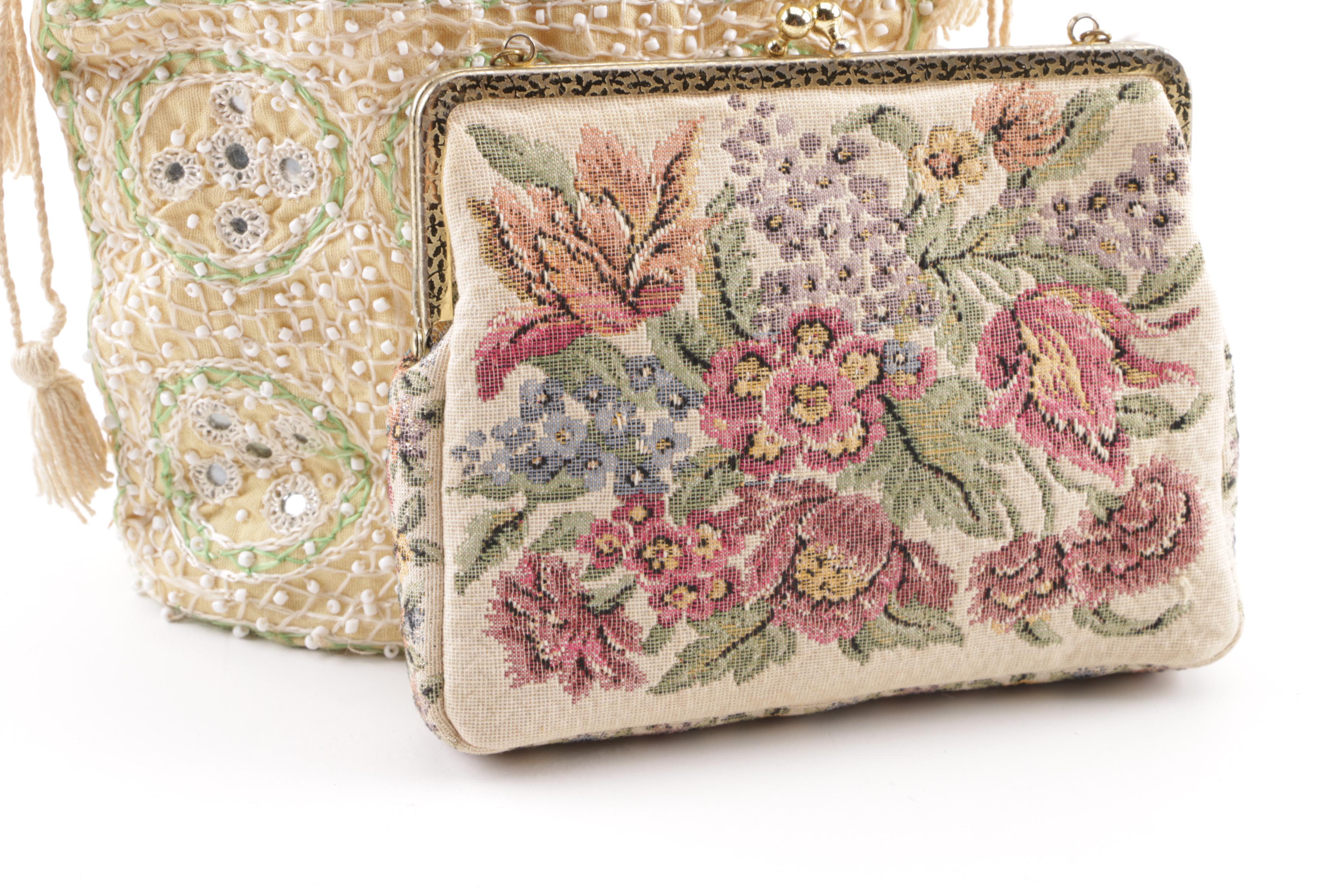 Walborg and Other Needlepoint and Hand Beaded Handbags