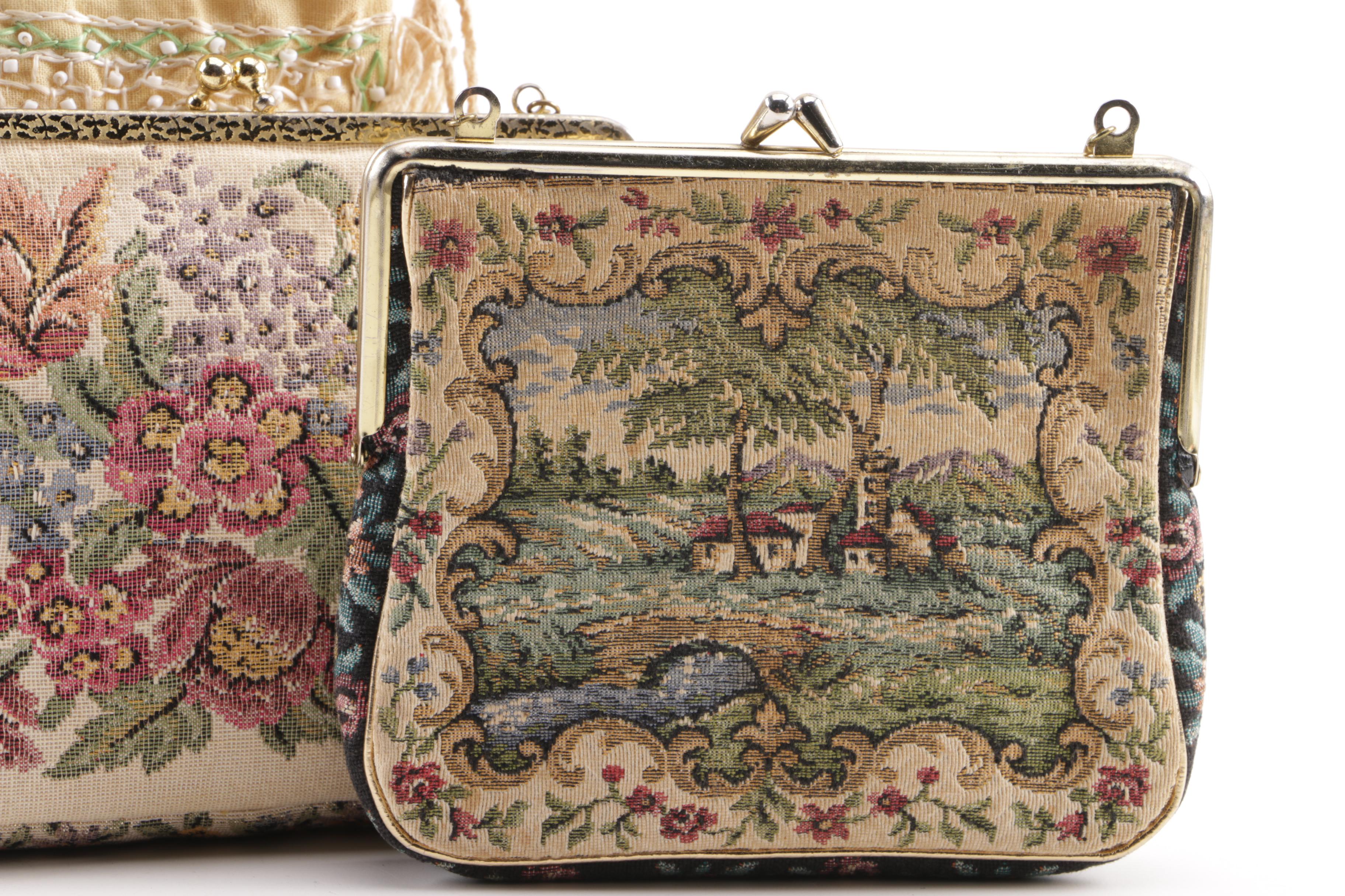 Walborg and Other Needlepoint and Hand Beaded Handbags
