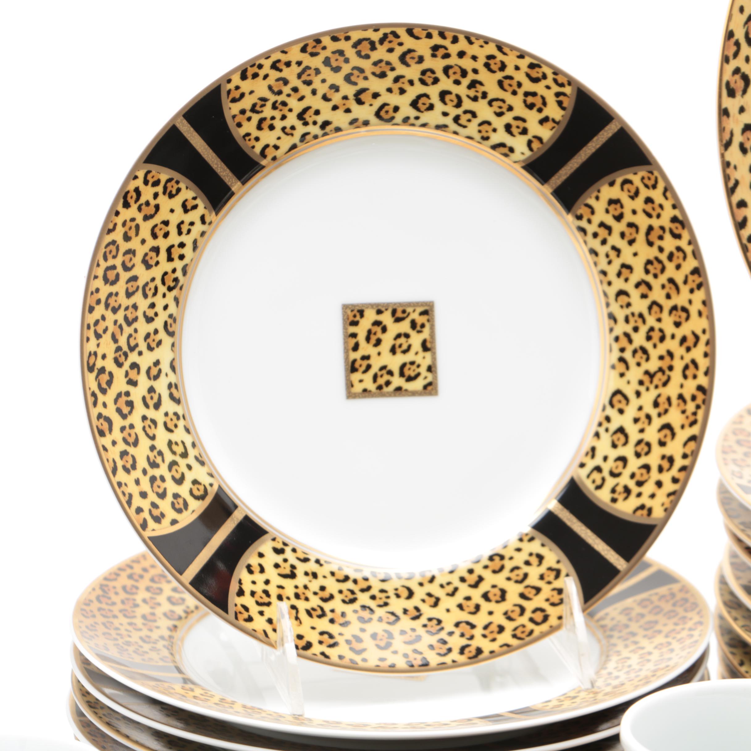 Lynn Chase Designs "Amazonian Jaguar" Porcelain Dinner Service
