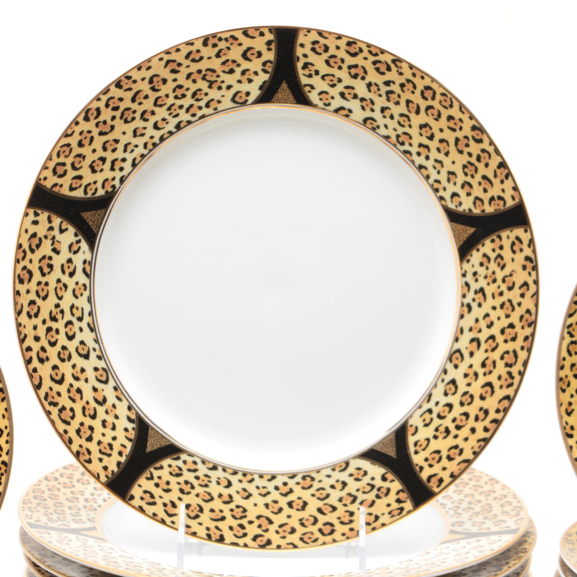 Lynn Chase Designs "Amazonian Jaguar" Porcelain Dinner Service