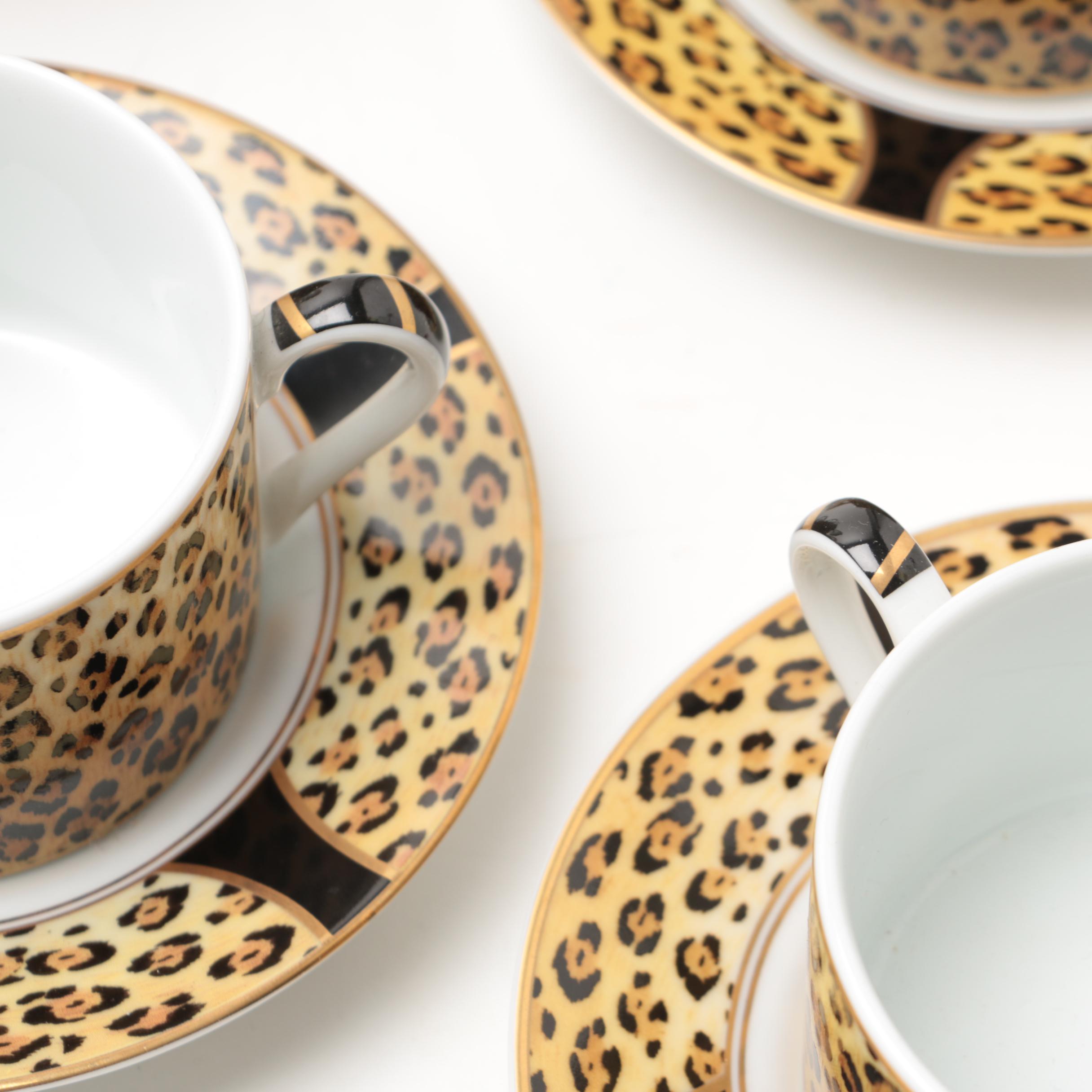 Lynn Chase Designs "Amazonian Jaguar" Porcelain Dinner Service