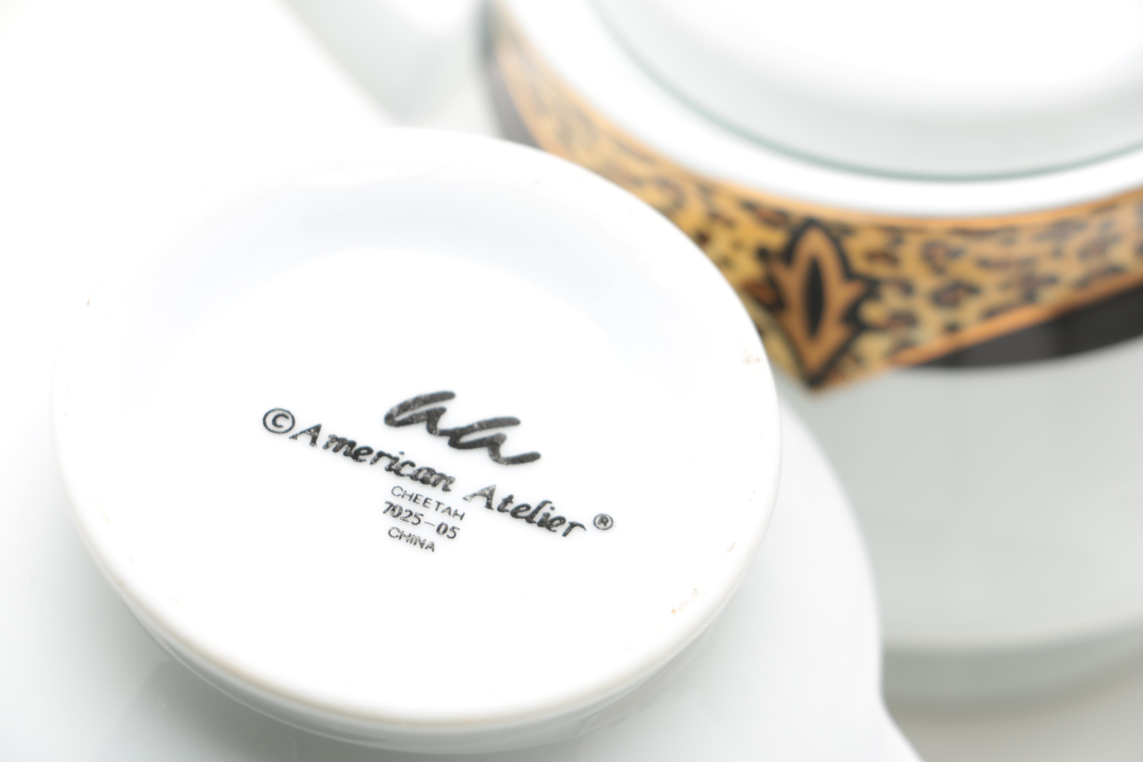 Lynn Chase Designs "Amazonian Jaguar" Porcelain Dinner Service