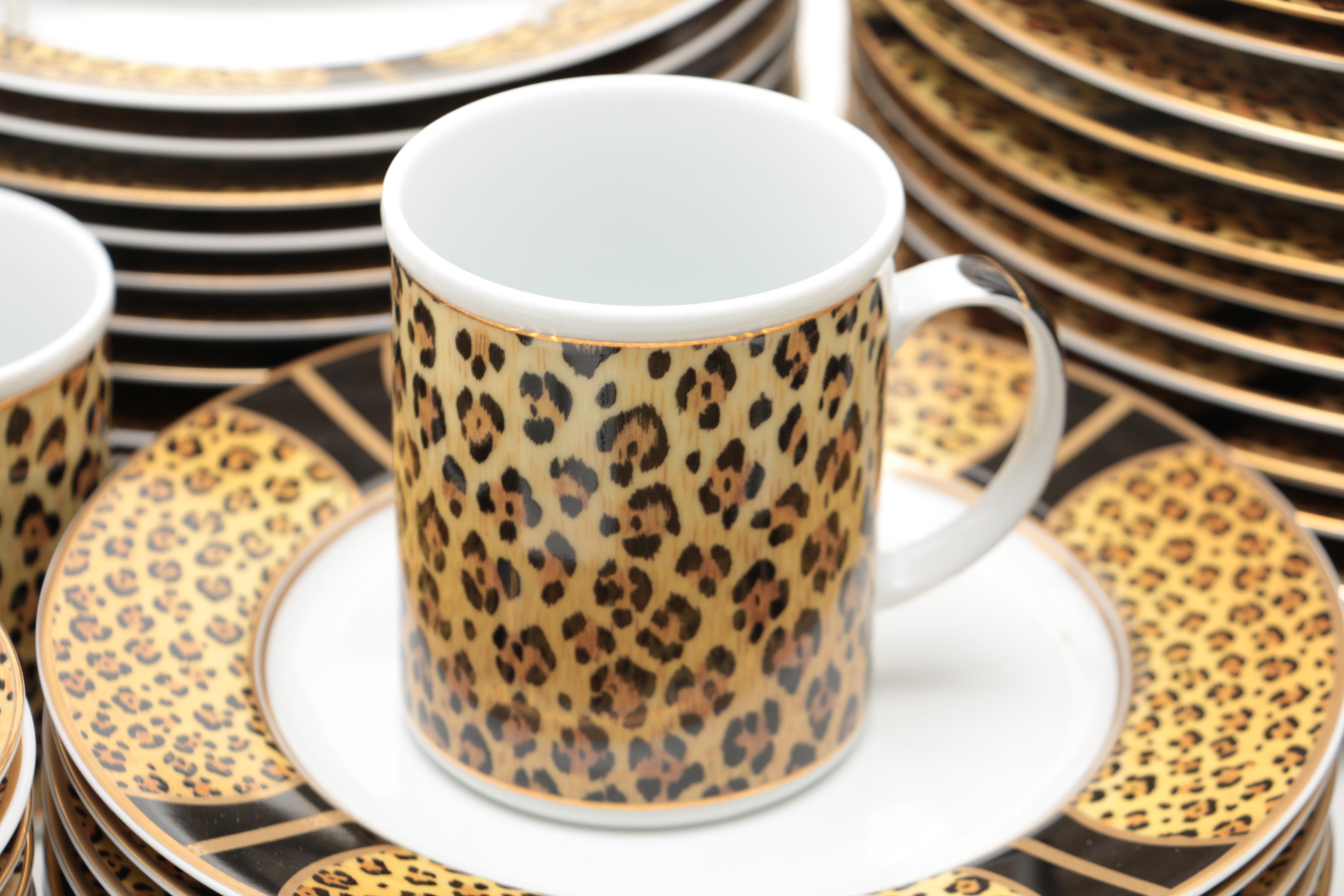 Lynn Chase Designs "Amazonian Jaguar" Porcelain Dinner Service
