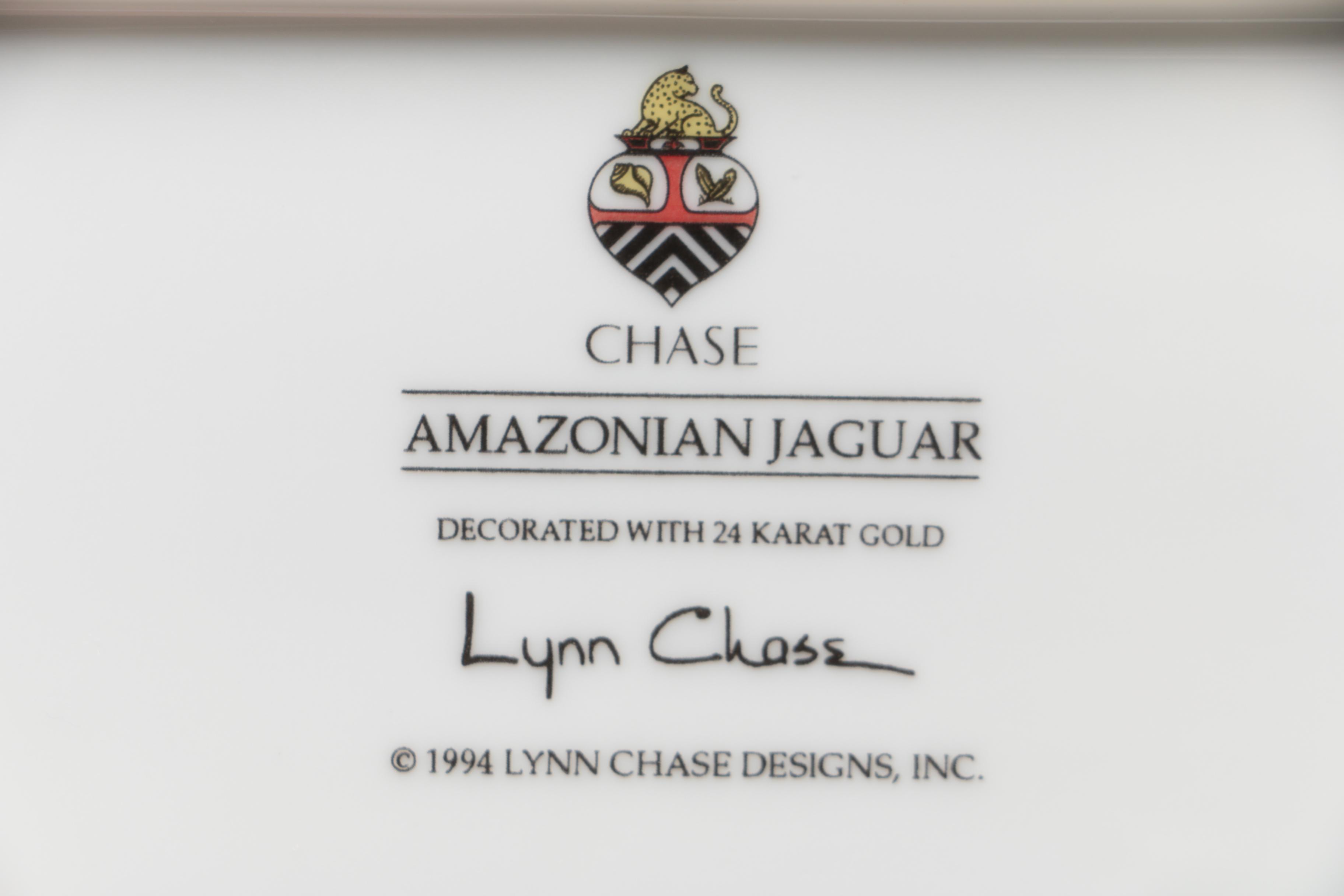 Lynn Chase Designs "Amazonian Jaguar" Porcelain Dinner Service