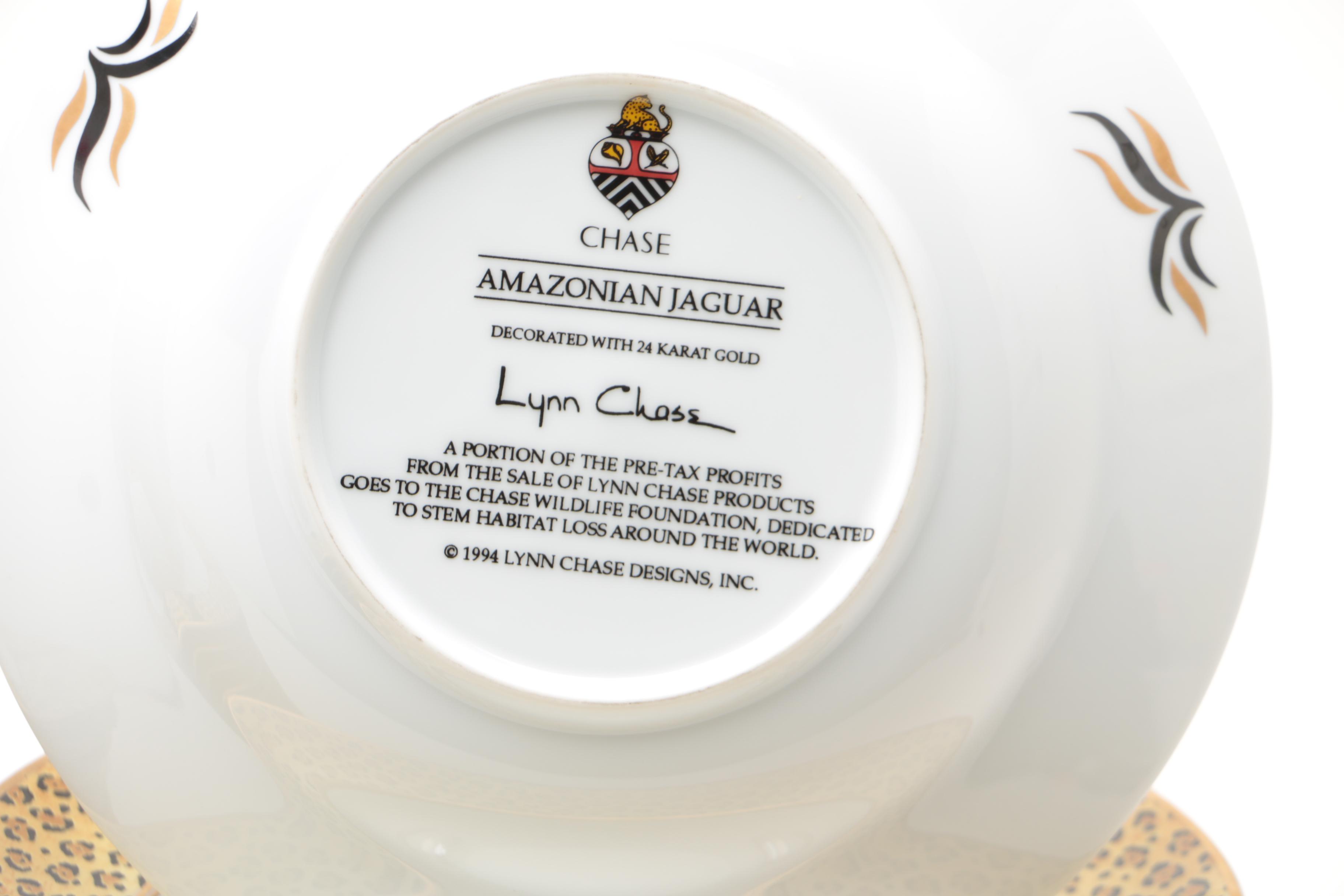 Lynn Chase Designs "Amazonian Jaguar" Porcelain Dinner Service