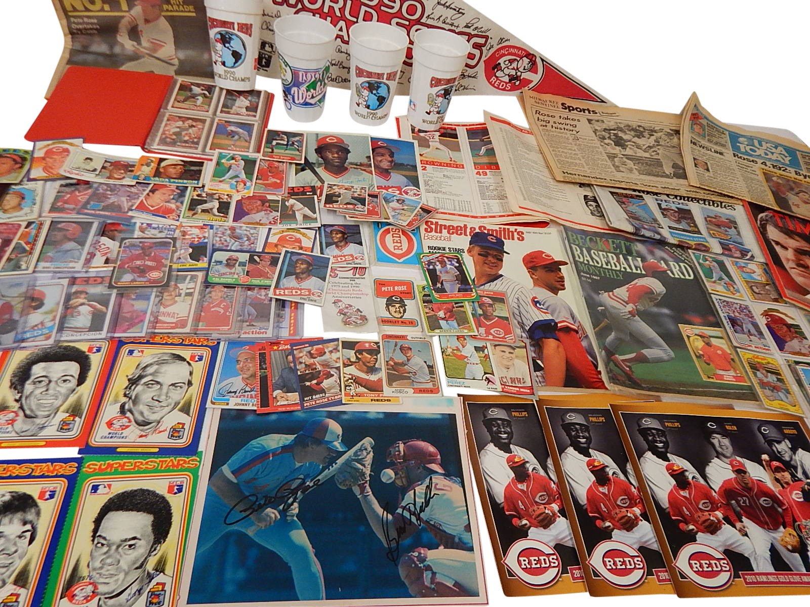 Cincinnati Reds Card and Memorabilia Collection