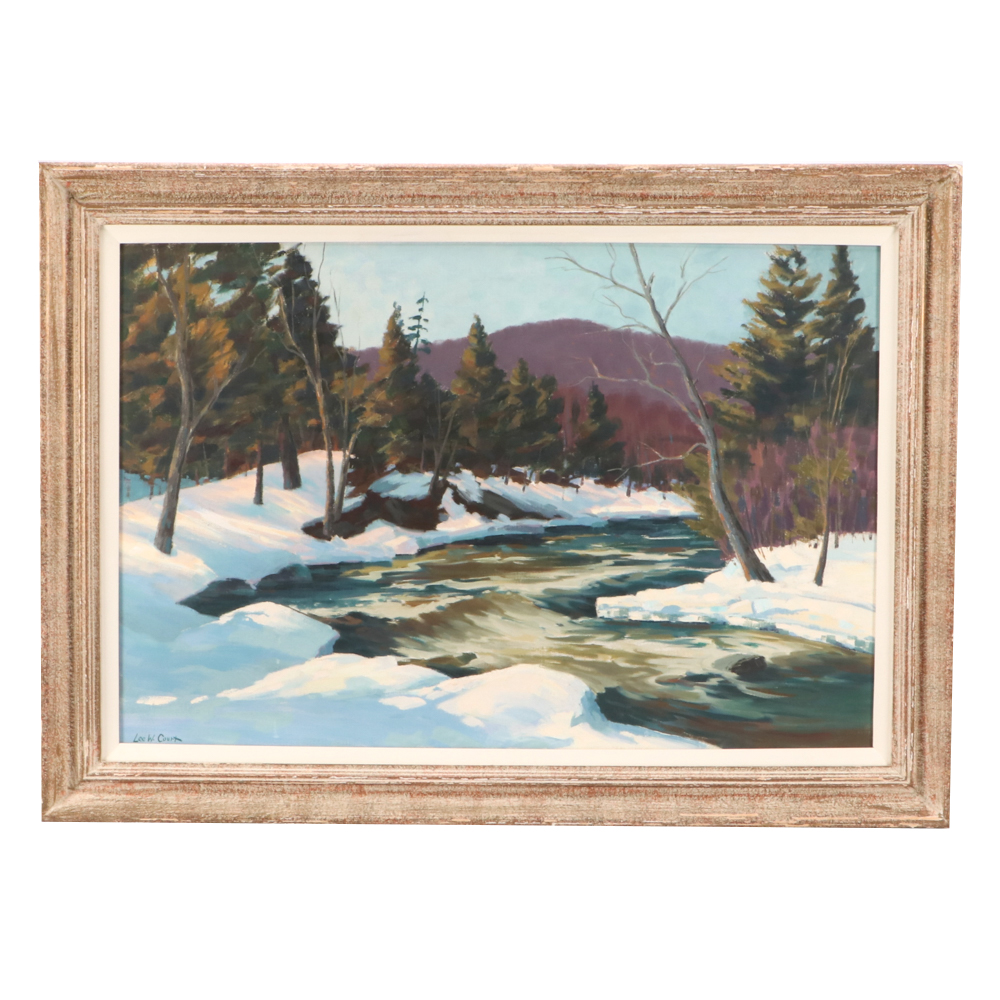 Lee Winslow Court Oil Painting "Poetry of the Woods"