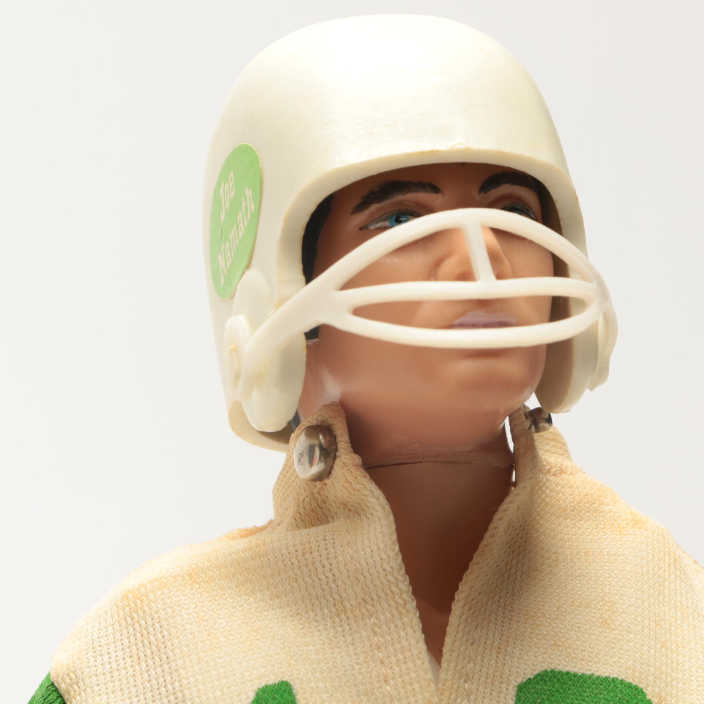 1970 Mego "Broadway" Joe Namath New York Jets Football Doll With Accessories
