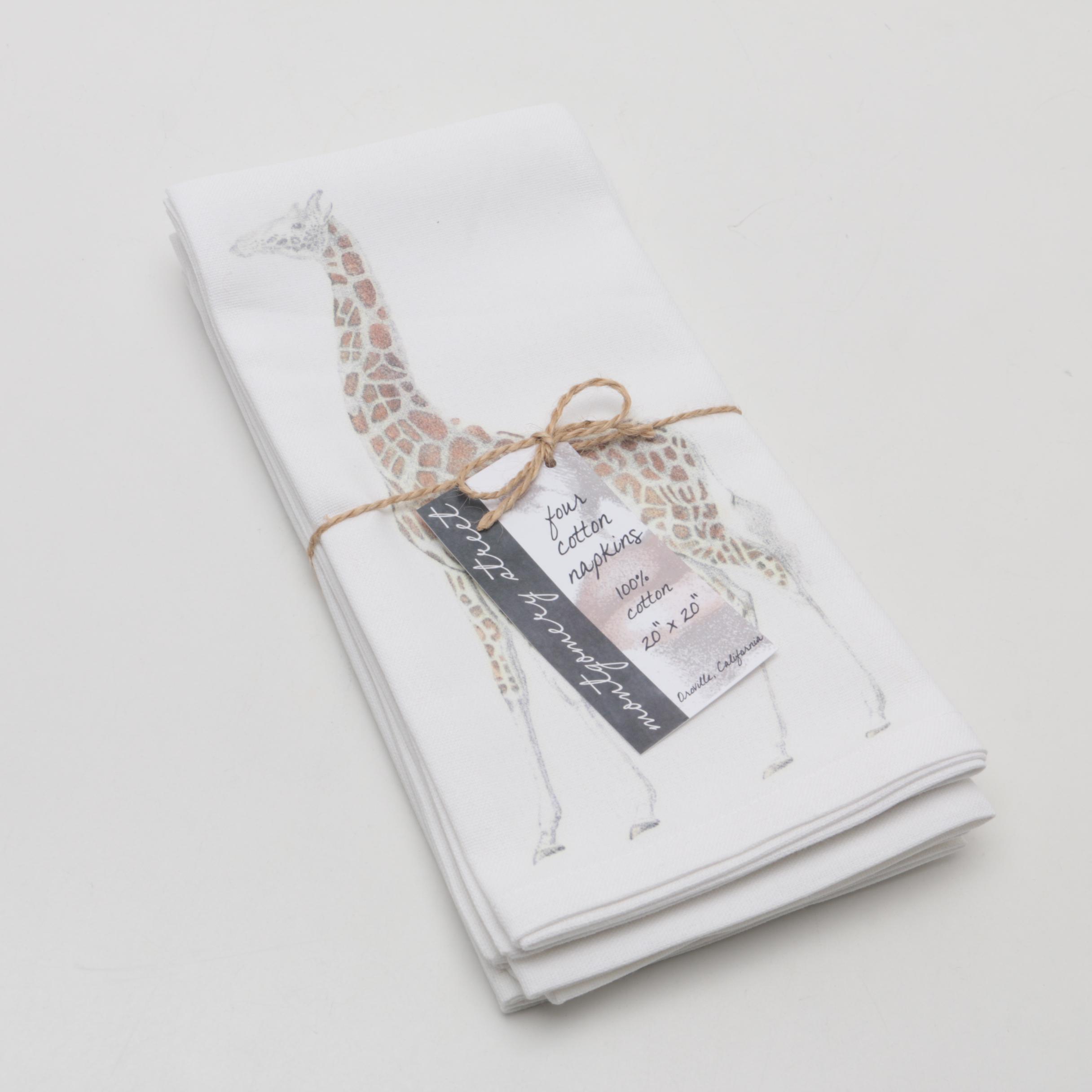 Franz Porcelain Giraffe Napkin Rings