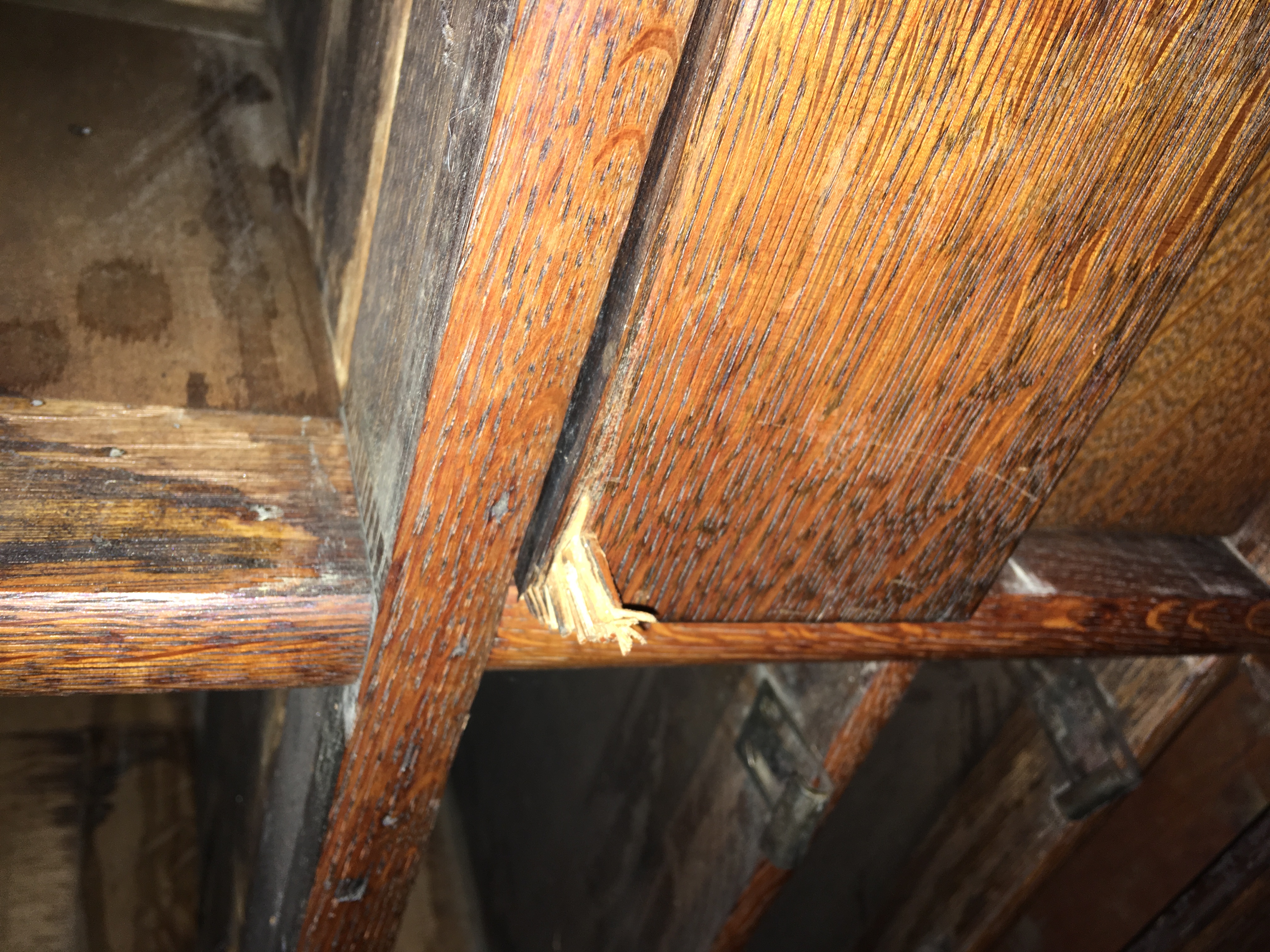 Vintage Oak Barrister Filing Cabinet