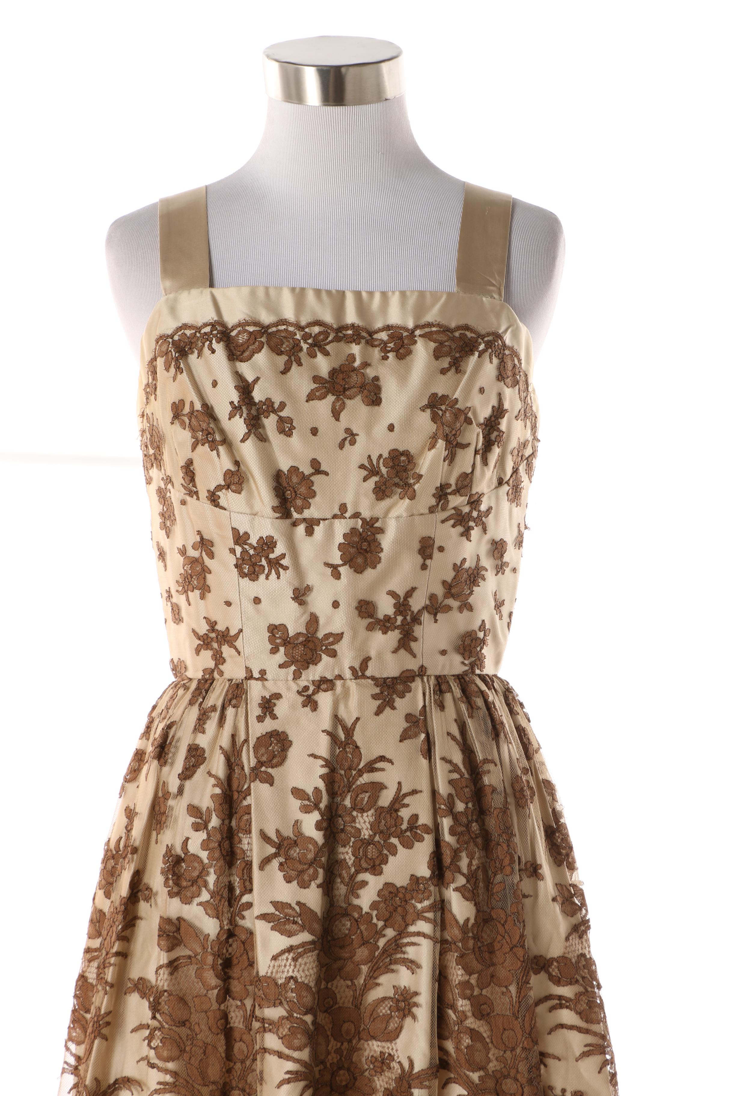 Women's Vintage Dresses and Barbizon Nightgown