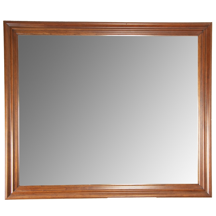 Ethan Allen "Sheffield" Solid Cherry Framed Wall Mirror