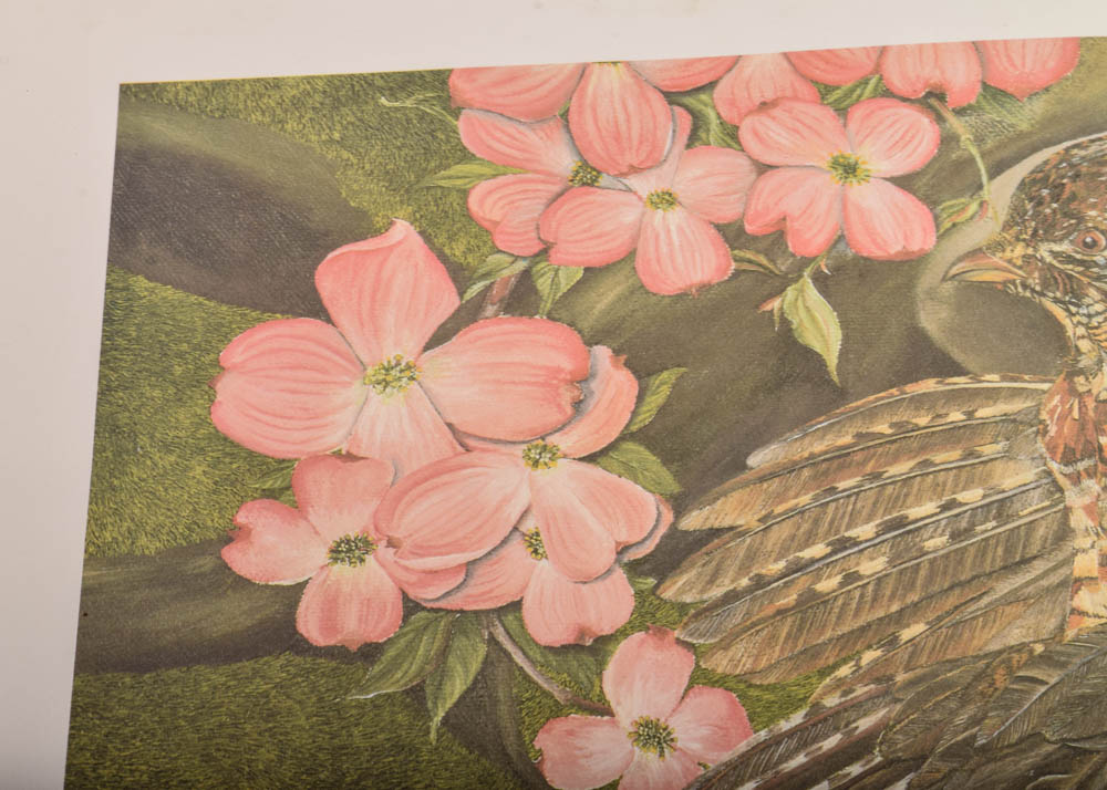 Gerald Fraize Offset Lithographs "The Spring Drummer" and "Newport Residence"