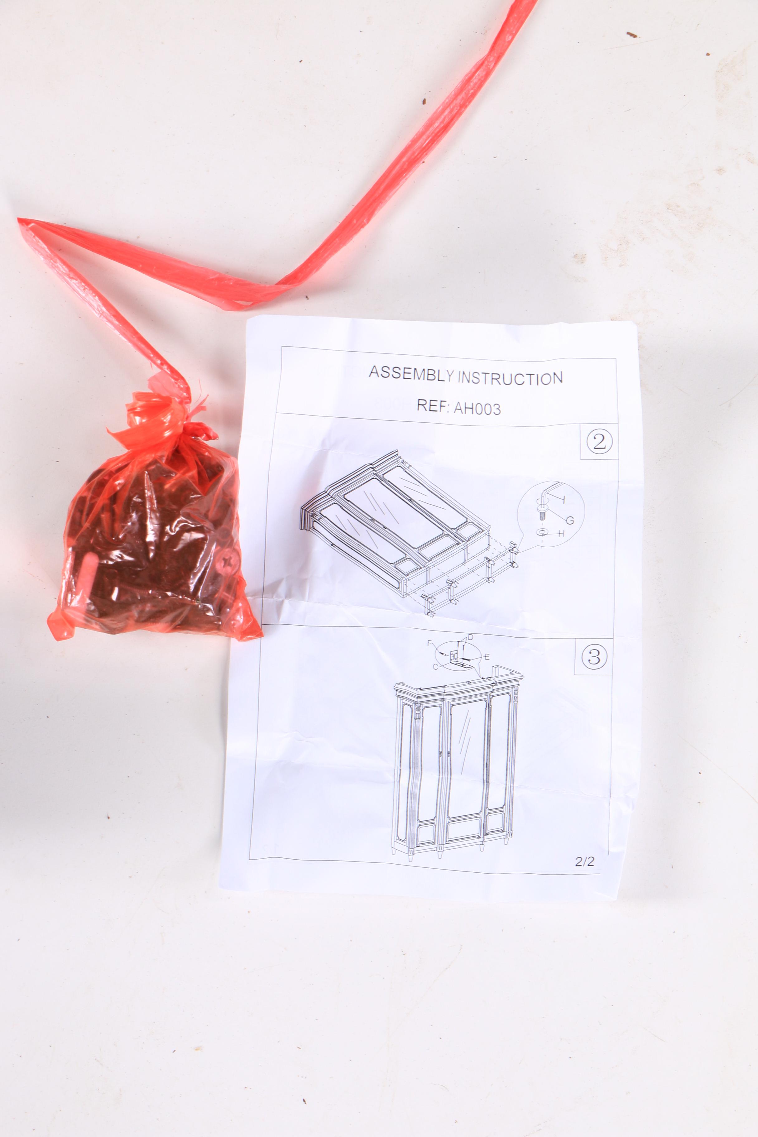 "Chantilly" Cabinet in French White