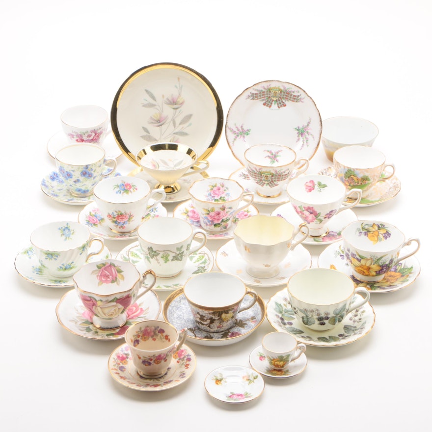 Tableware featuring 1879 Royal Worcester Cup and Saucer