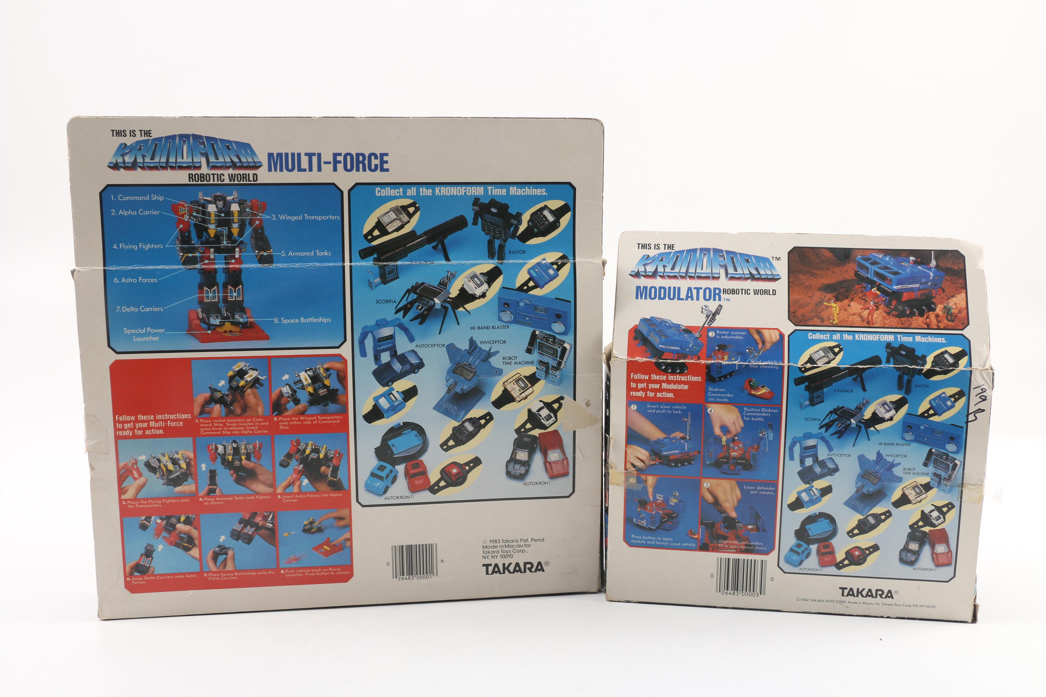 1980s Kronoform Diakron Action Figures by Takara