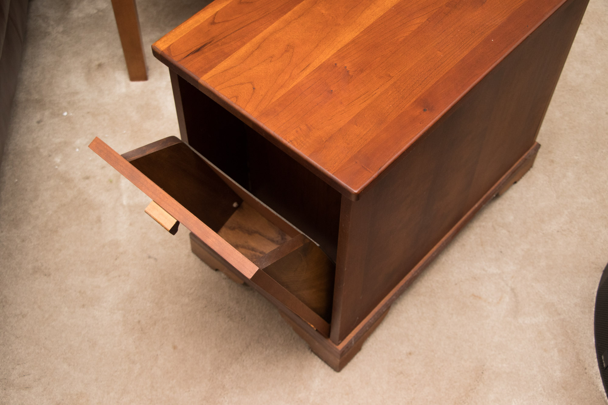 20th Century Cherry Finish End Tables Including Peters-Revington