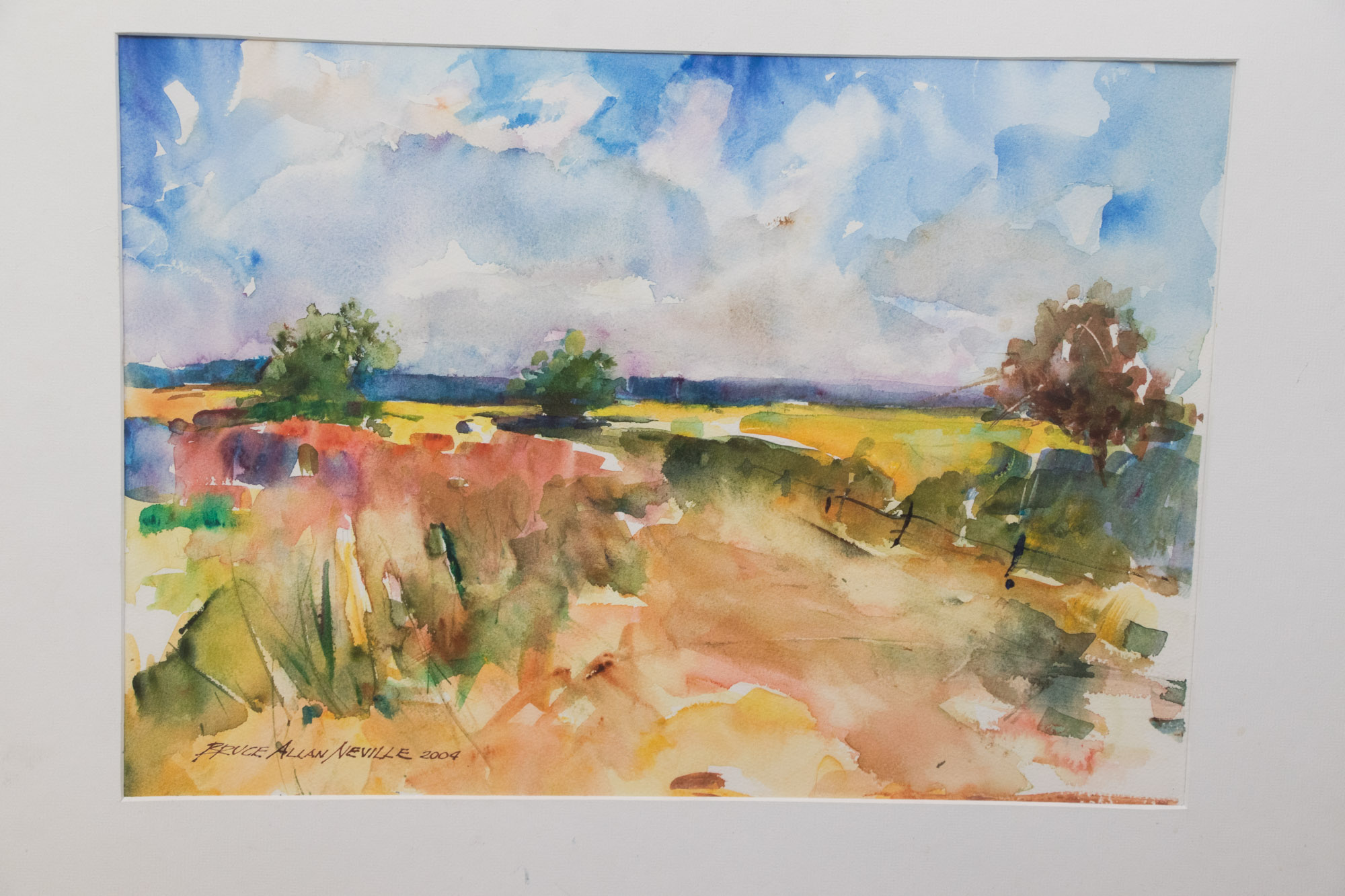 Bruce Allan Neville Watercolor Painting