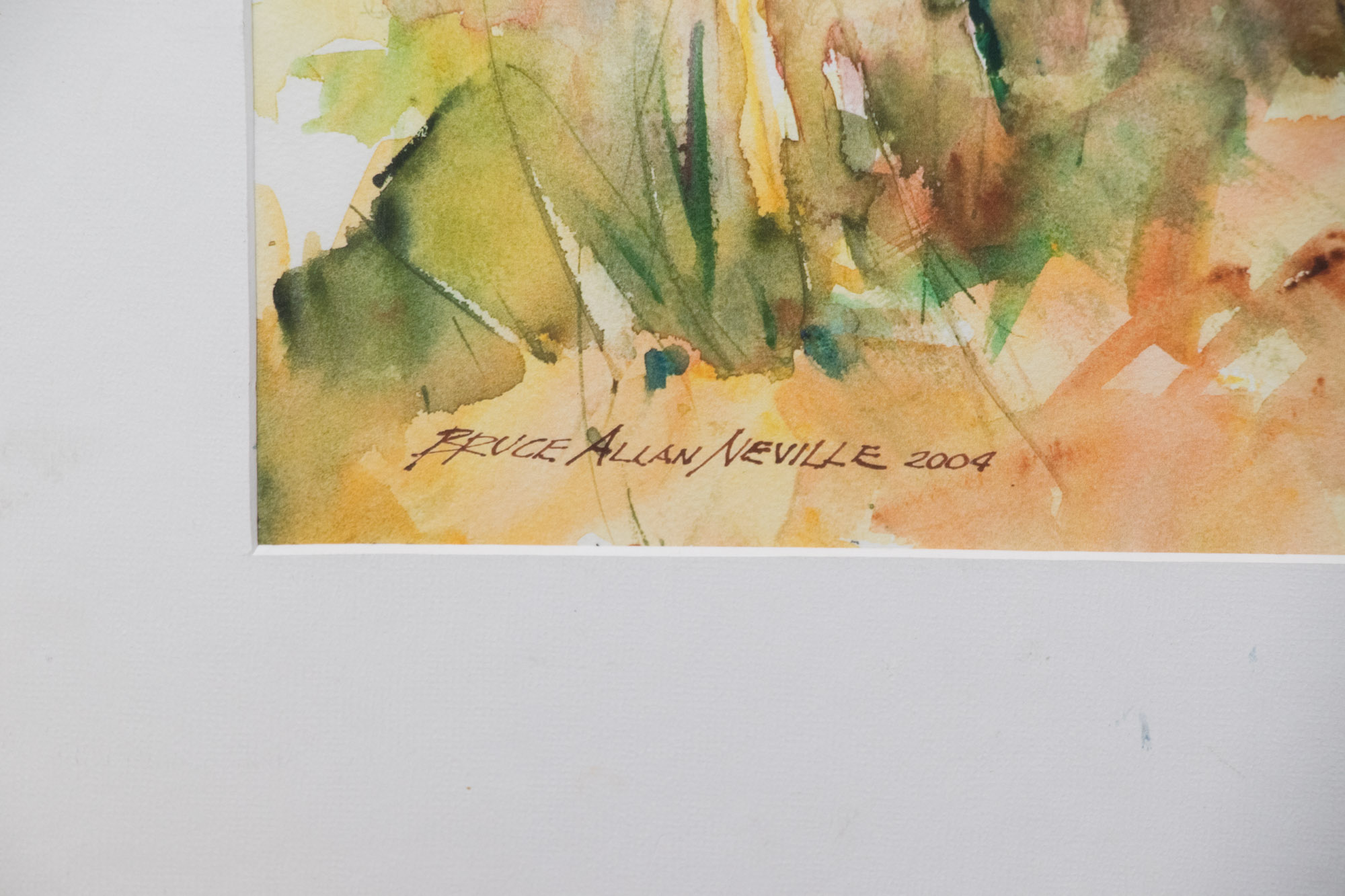 Bruce Allan Neville Watercolor Painting