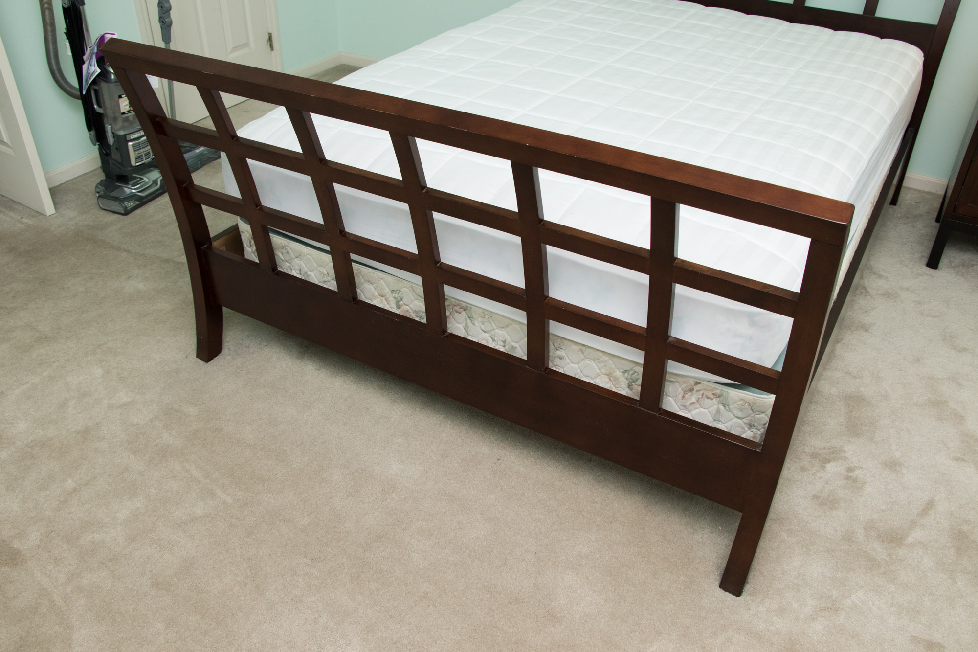 Contemporary Queen Sleigh Bed Frame