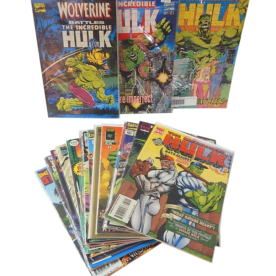 Modern Age Marvel Comics featuring The Hulk including "Marvel vs. DC"