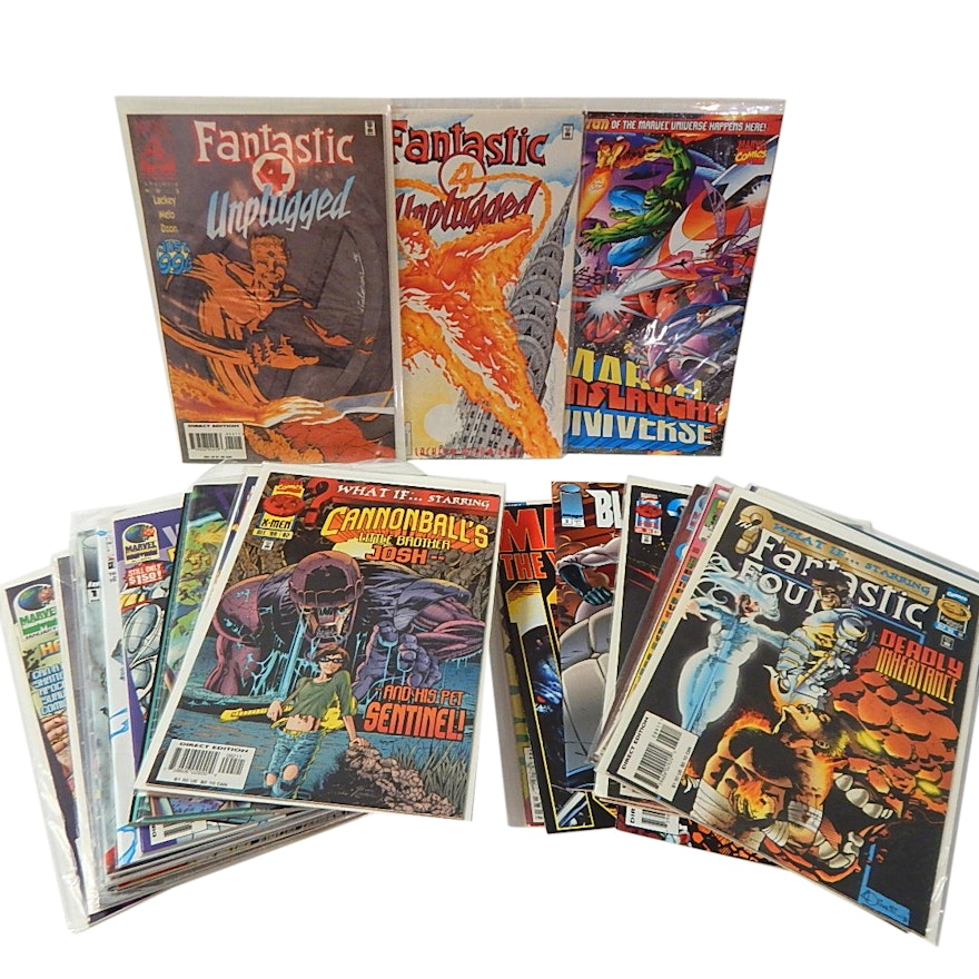 Modern Age Marvel and Image Comics featuring "Fantastic Four"