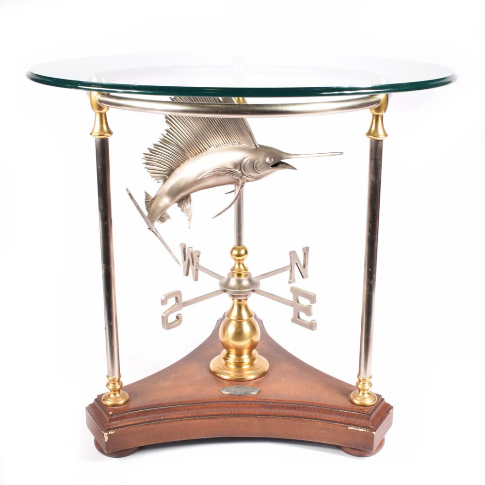 Thomasville "Ernest Hemingway Collection" Limited Edition Weathervane Table