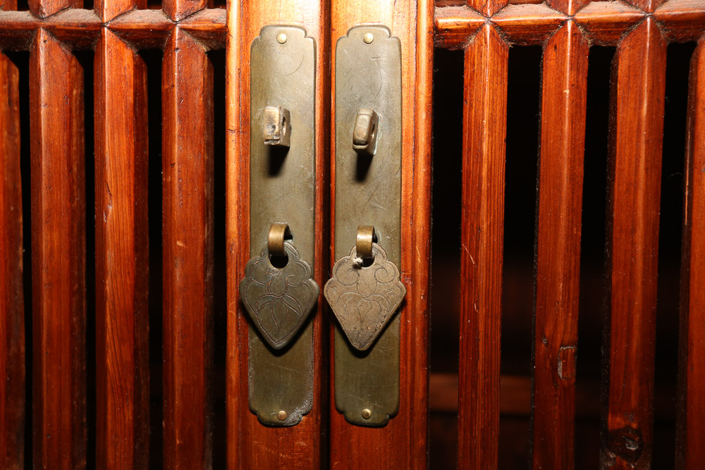 Chinese Exotic Hardwood Kitchen Cabinet, Early 20th Century