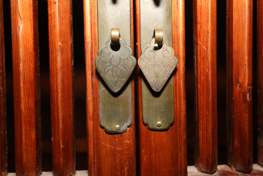 Chinese Exotic Hardwood Kitchen Cabinet, Early 20th Century