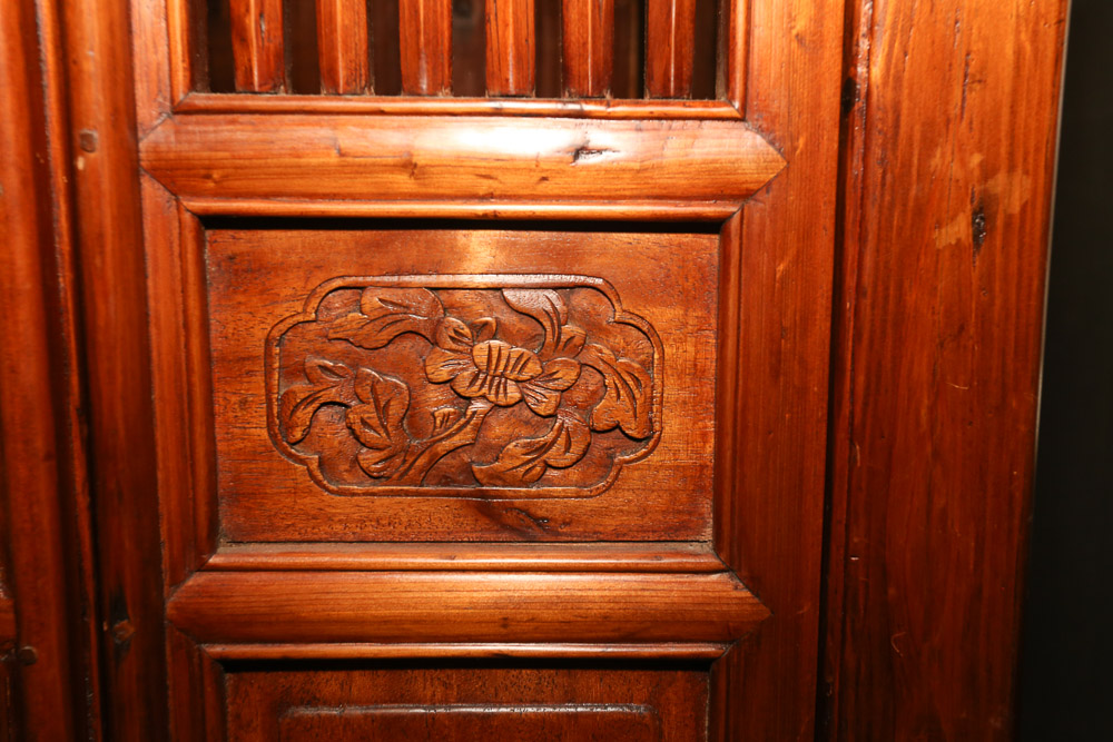 Chinese Exotic Hardwood Kitchen Cabinet, Early 20th Century