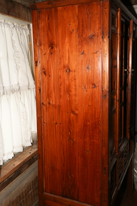 Chinese Exotic Hardwood Kitchen Cabinet, Early 20th Century