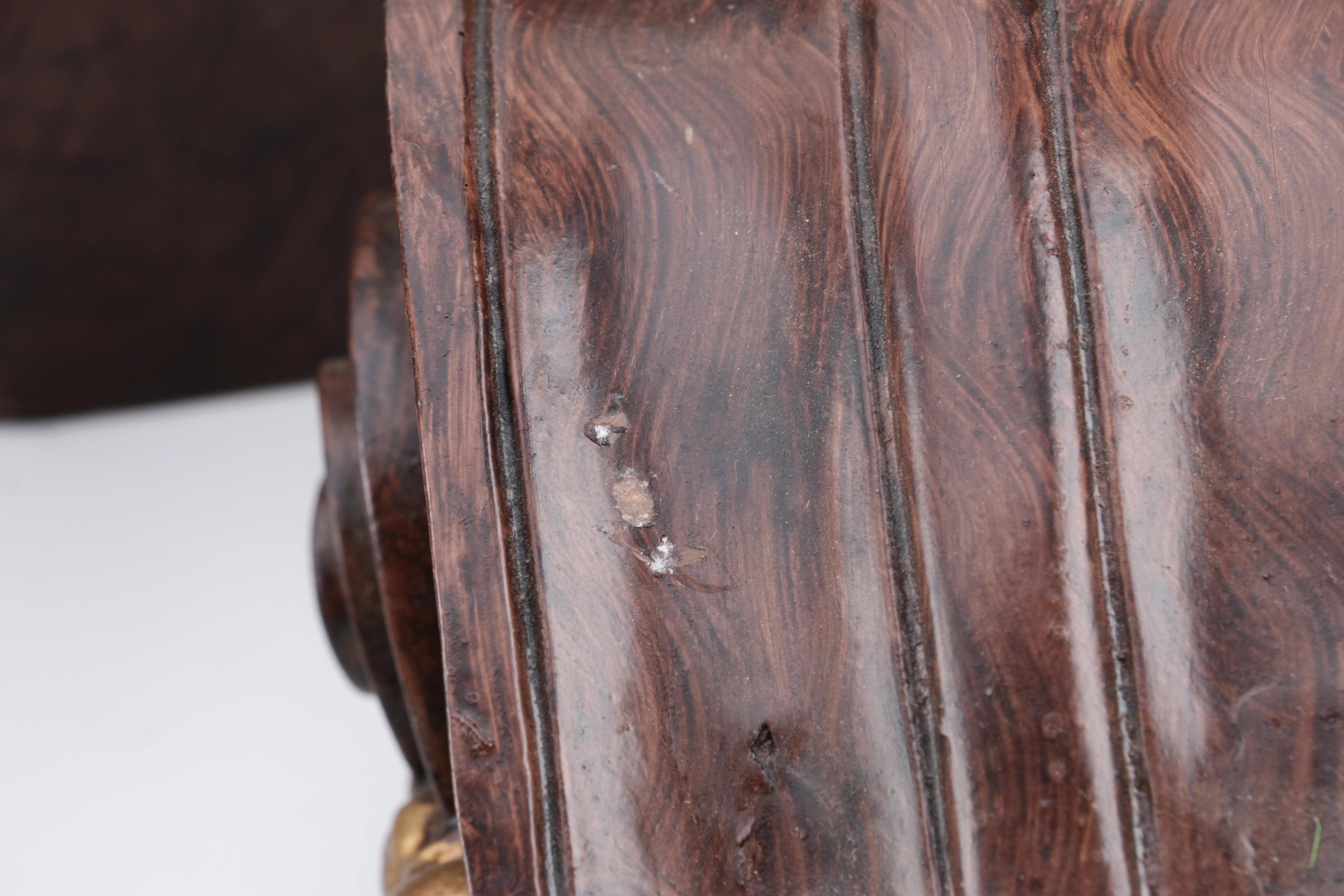 Murobello Faux Bois Neoclassical Style Accent Shelves