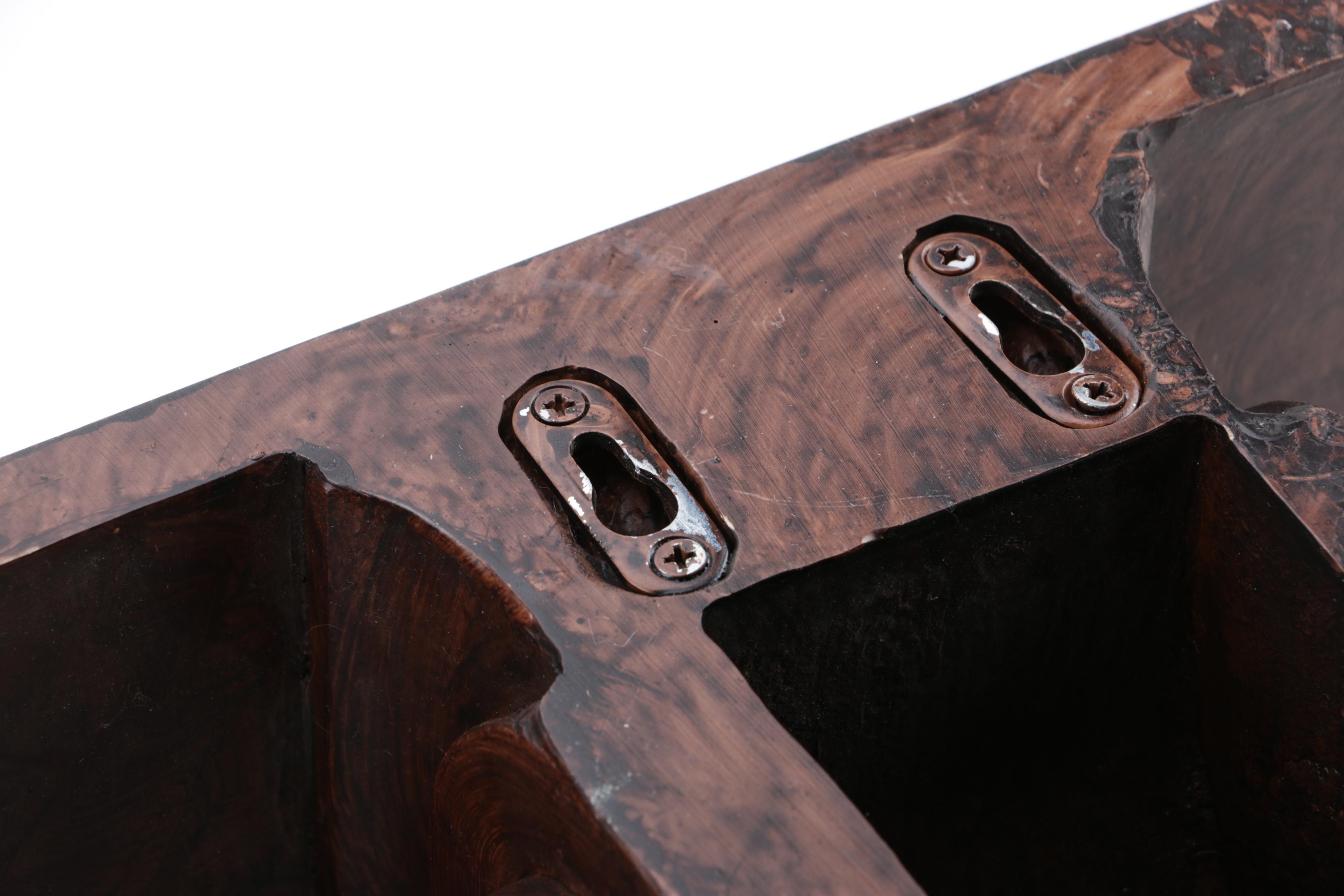 Murobello Faux Bois Neoclassical Style Accent Shelves