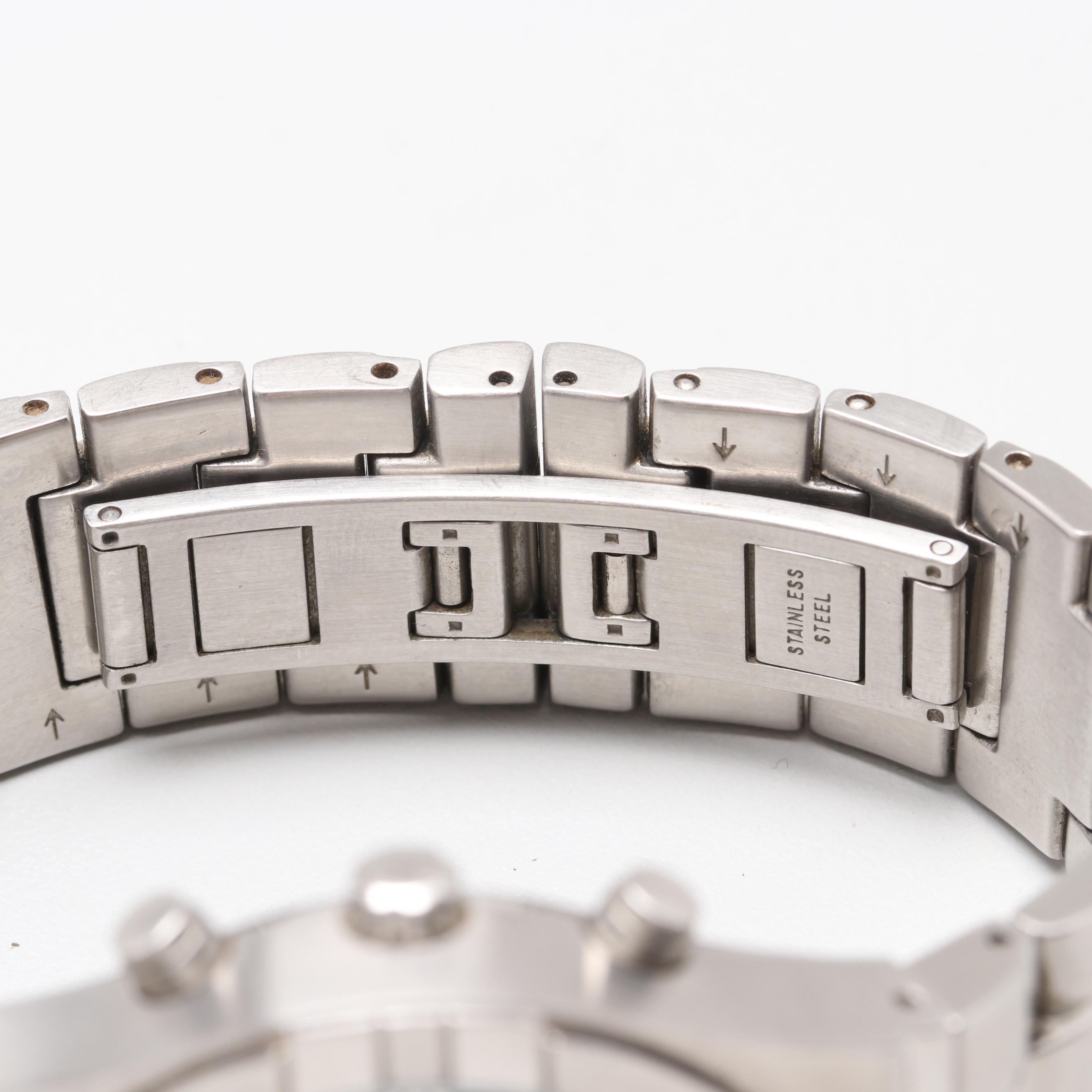 Bulova Stainless Steel Quartz Chronograph Watch