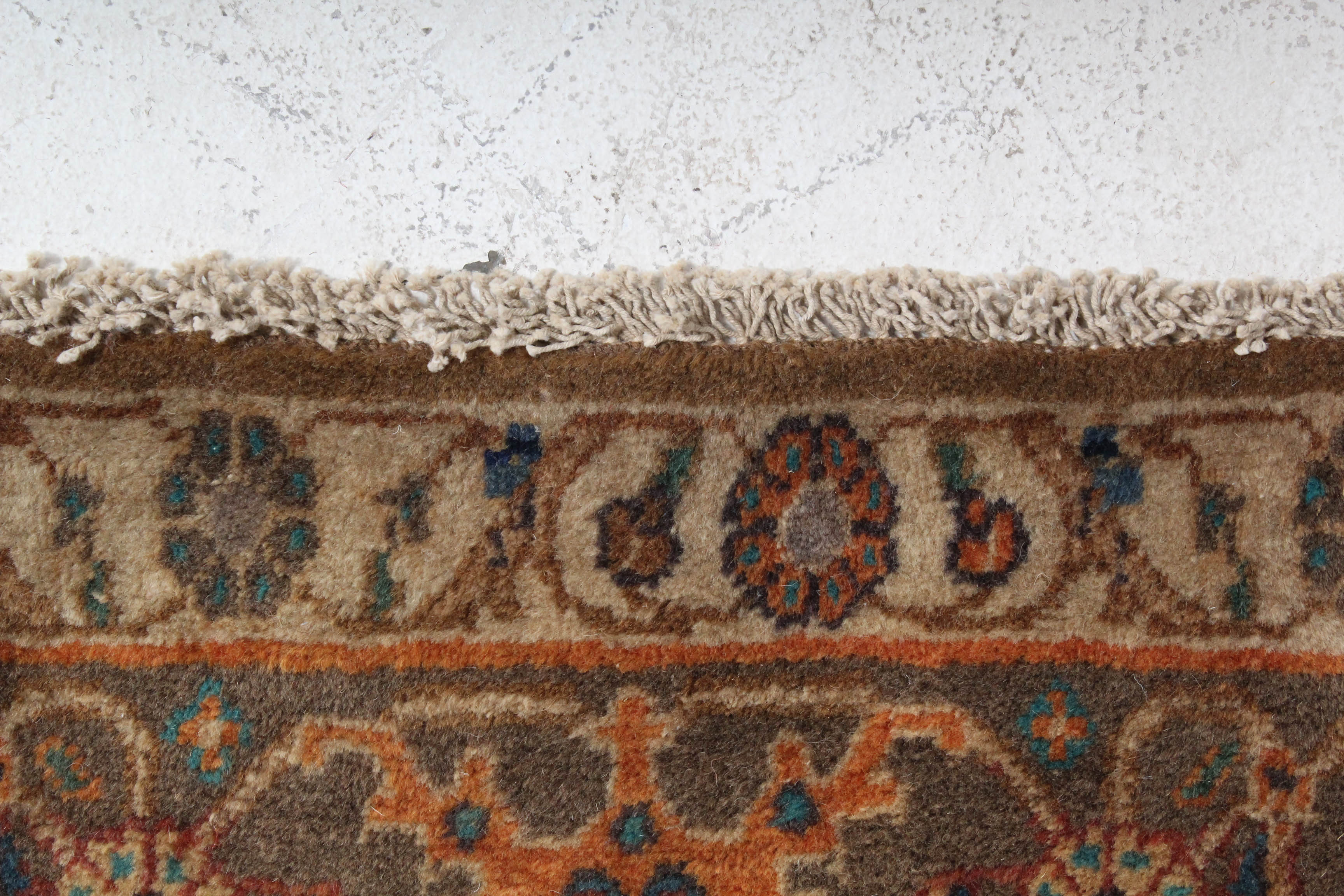 Vintage Hand-Knotted Persian Bijar Rug