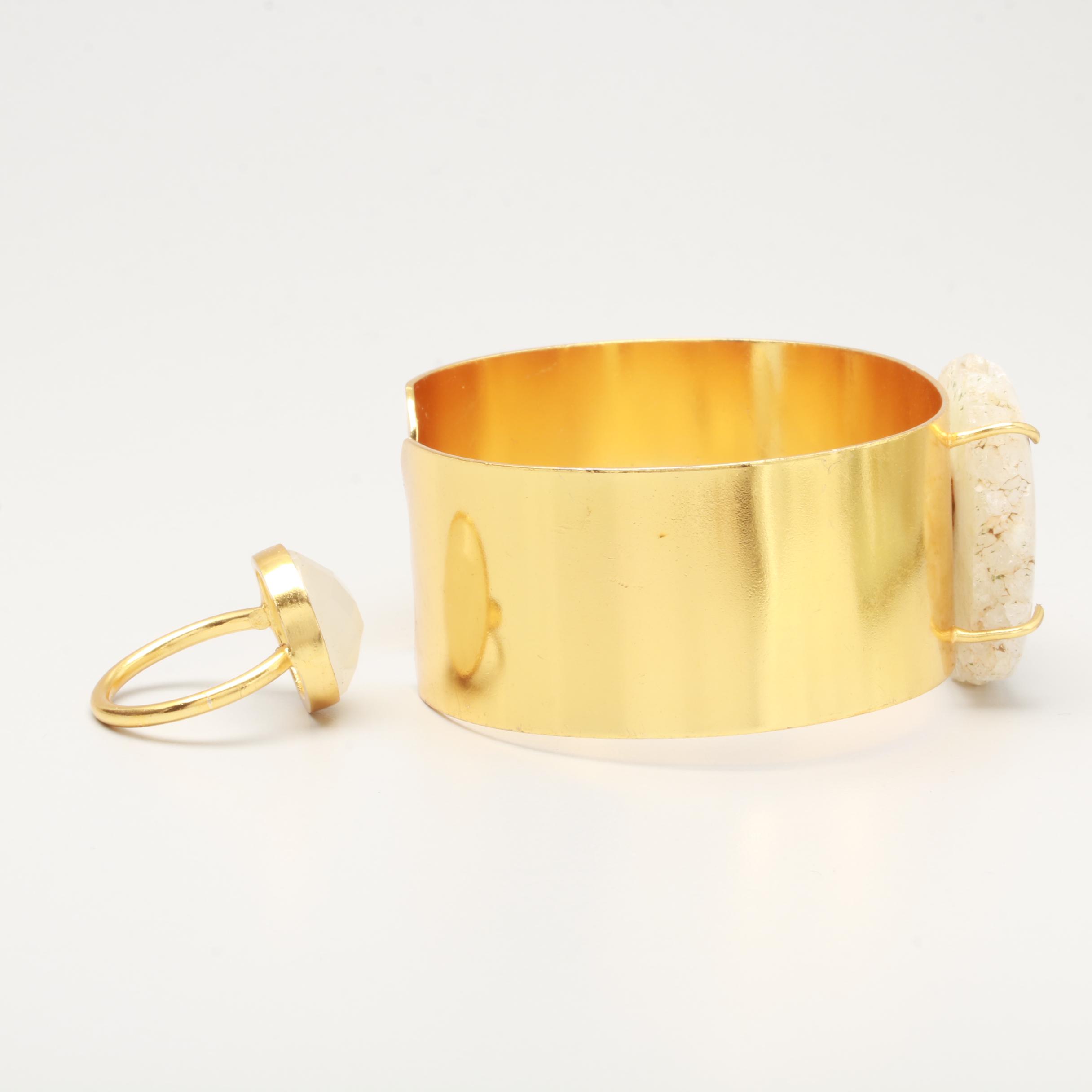 White Gemstone Jewelry Assortment