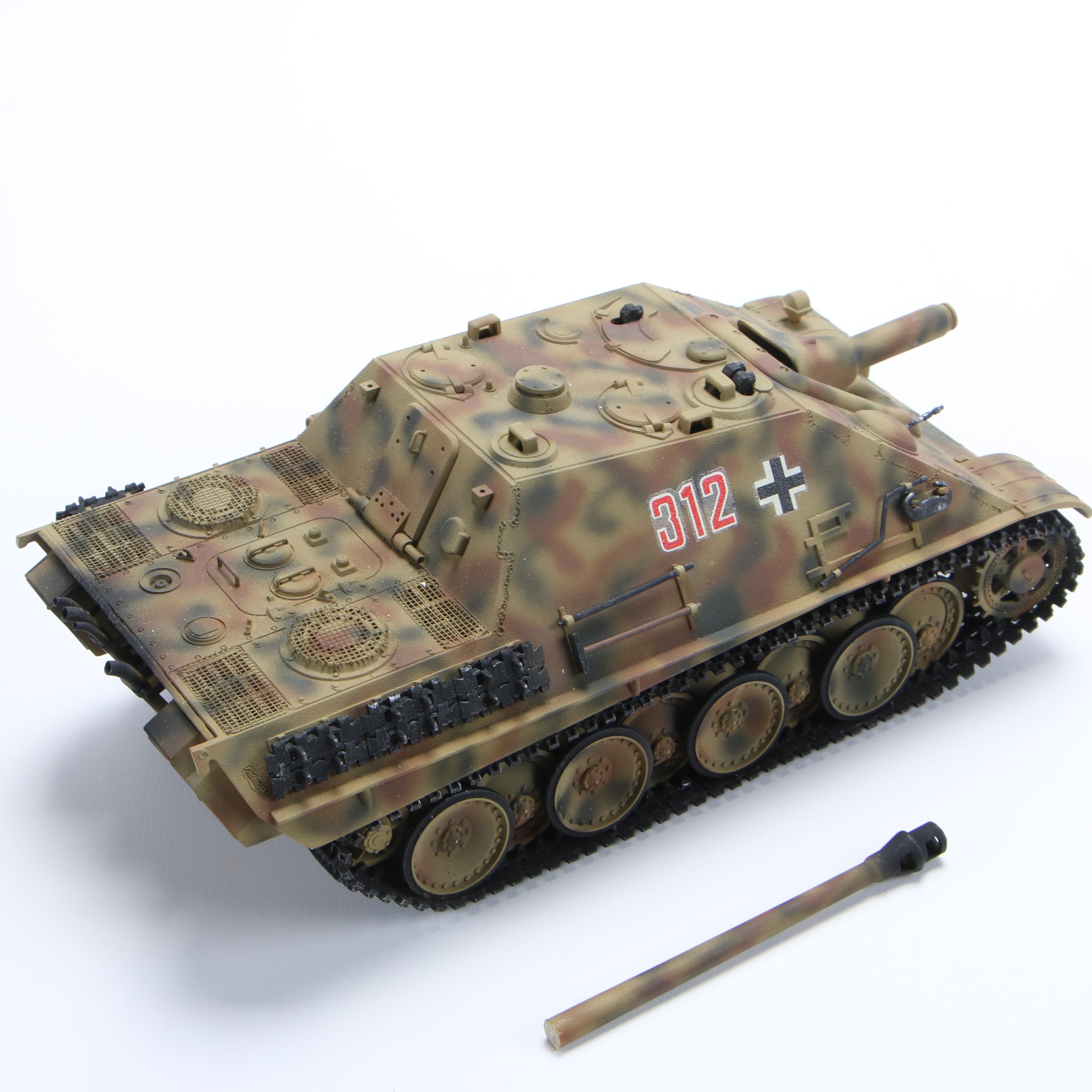 Vintage German WWII Tanks Panzerjäger 312 and King Panther 121