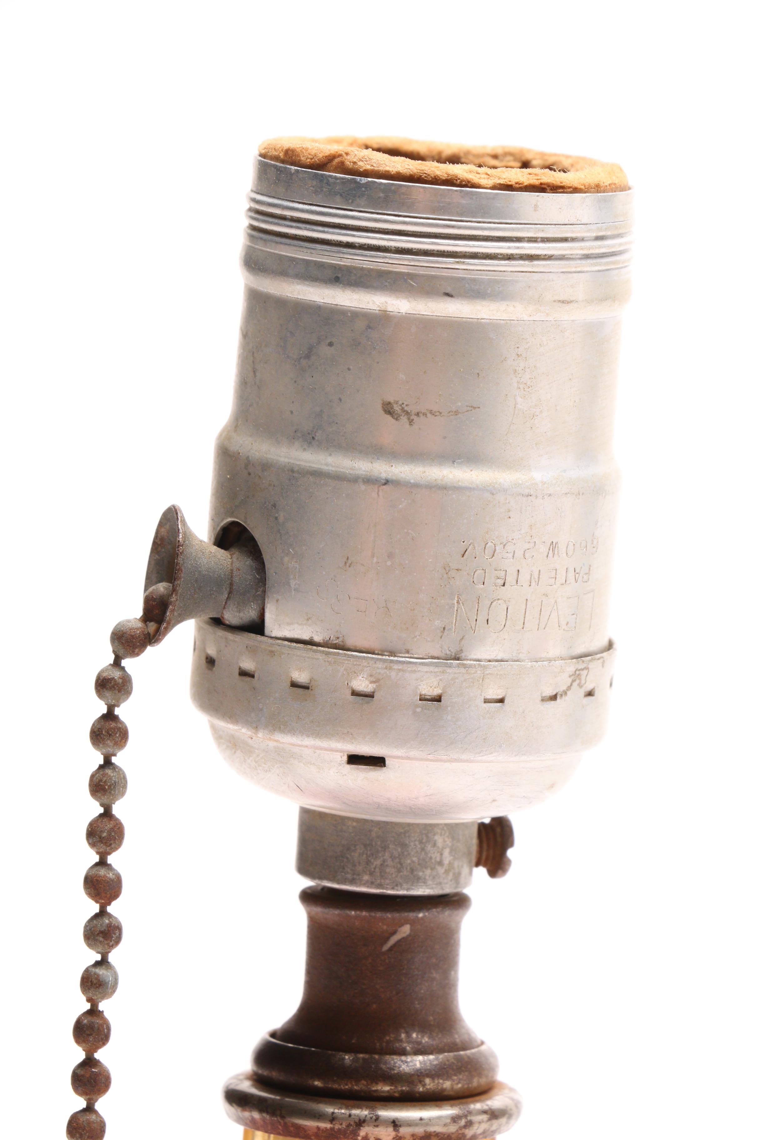 Converted Hull "Magnolia" Vase Table Lamps