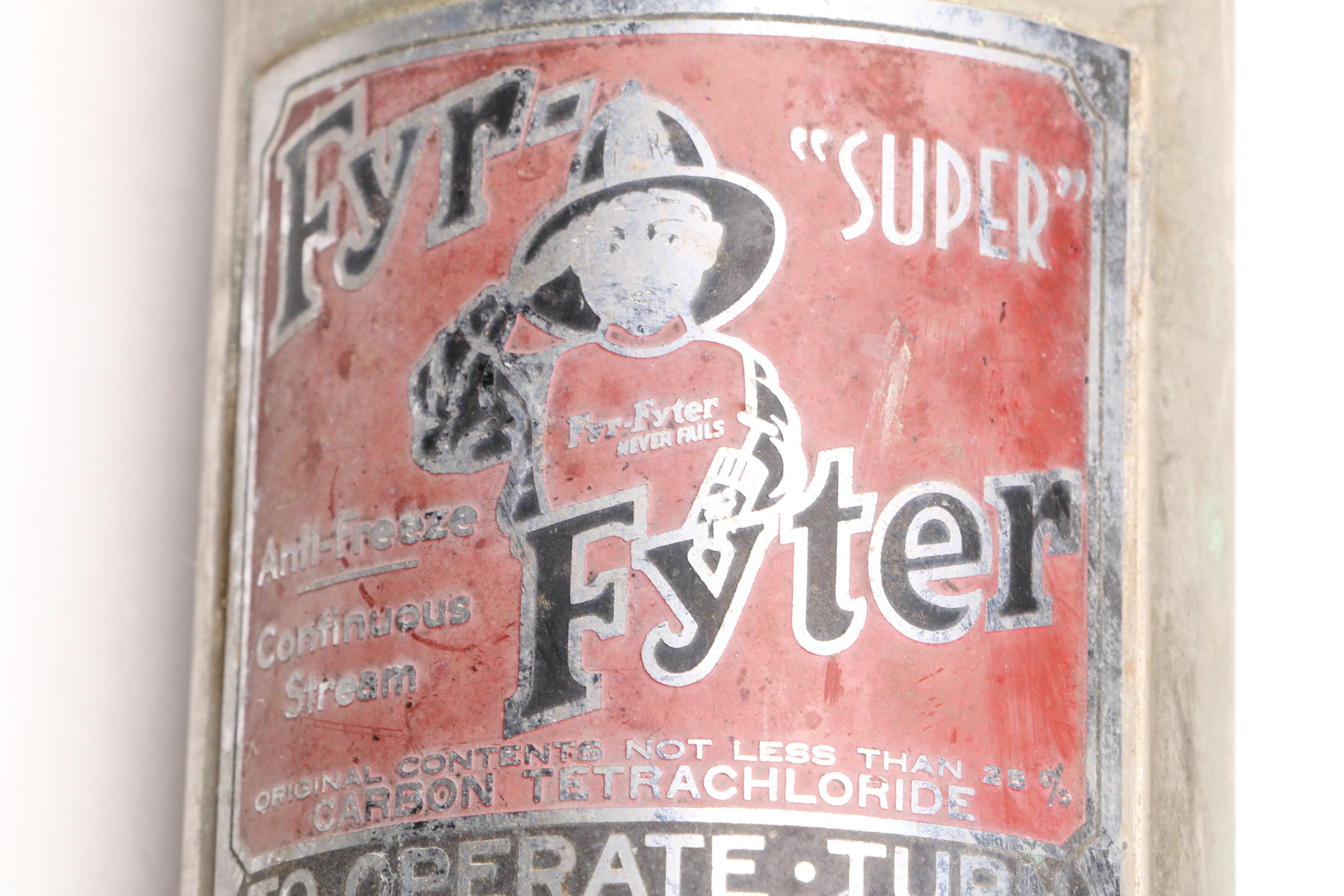 Two Mid-Century "Super" Fyr-Fyter Fire Extinguishers