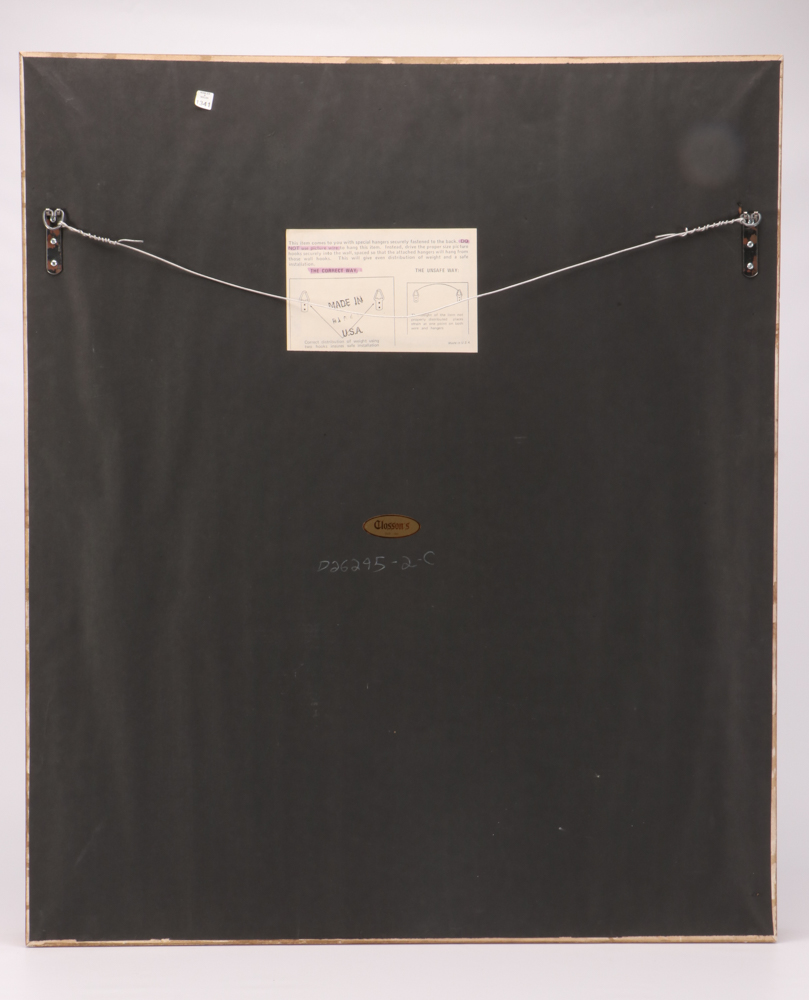 Jens Jensen Floral Arrangement Oil Painting on Paper