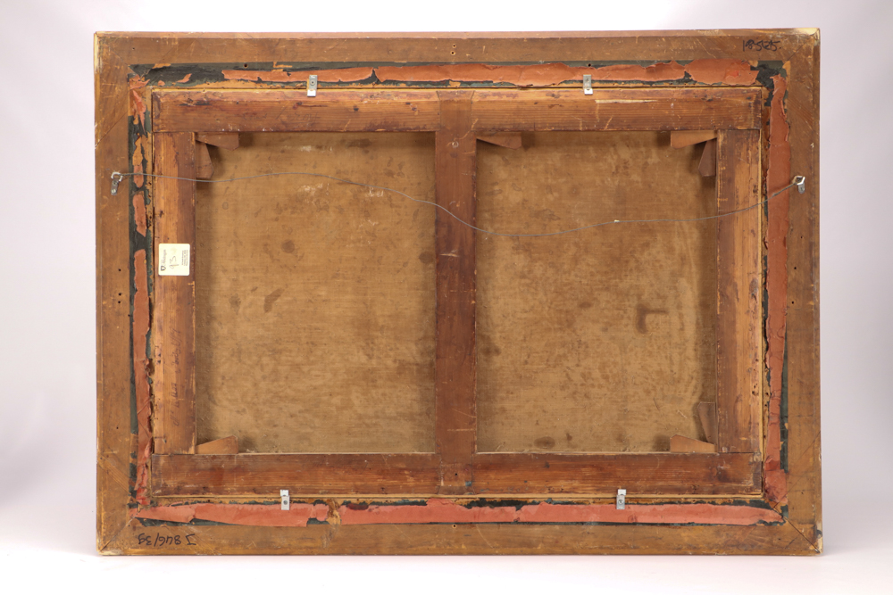 Louis Leroy 1855 Oil Landscape Painting on Canvas