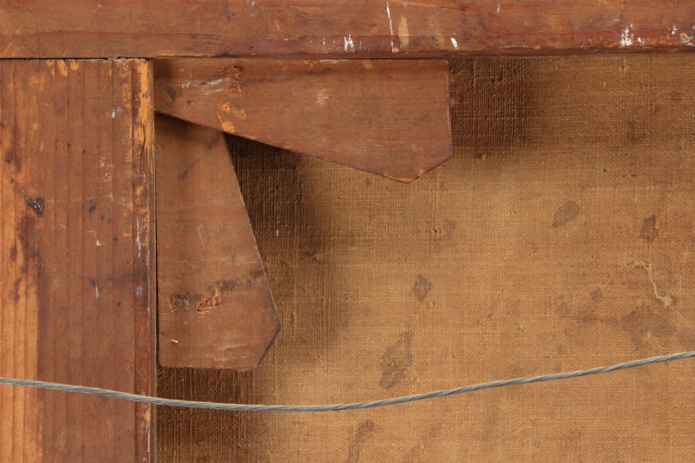 Louis Leroy 1855 Oil Landscape Painting on Canvas