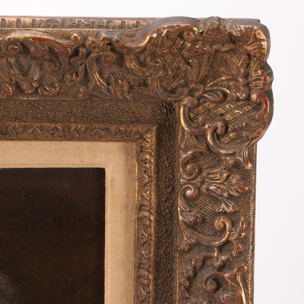 Henry Mosler Late 19th-Century Oil Portrait Painting