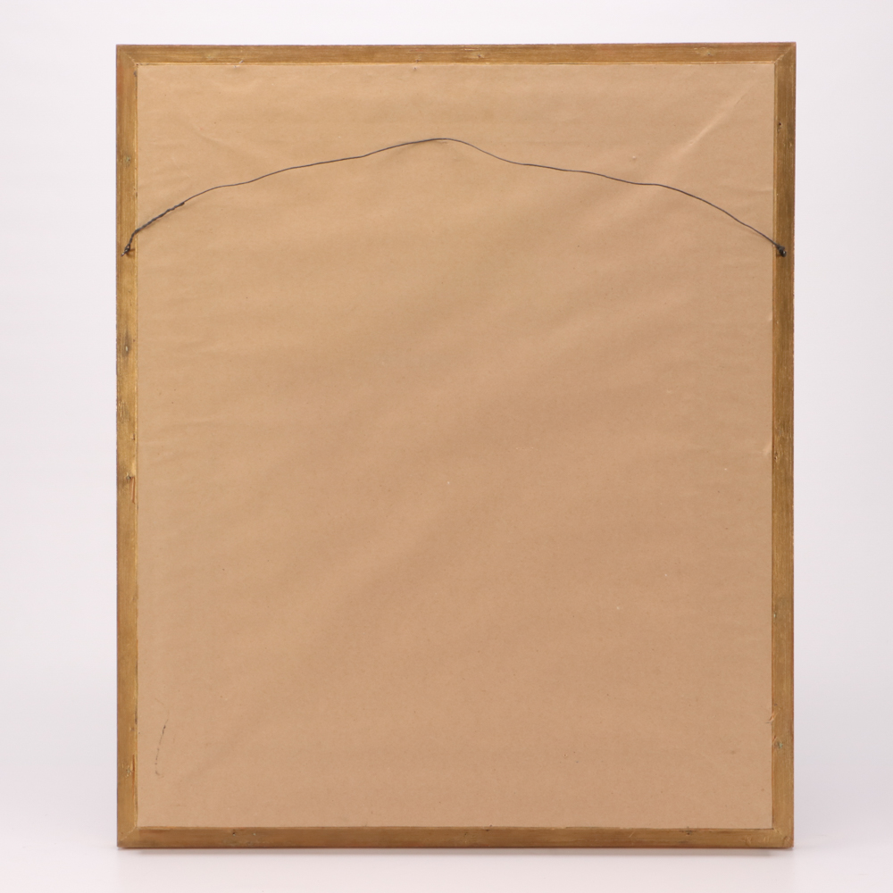 Everett Shinn Early 20th Century Pastel Portrait on Paper