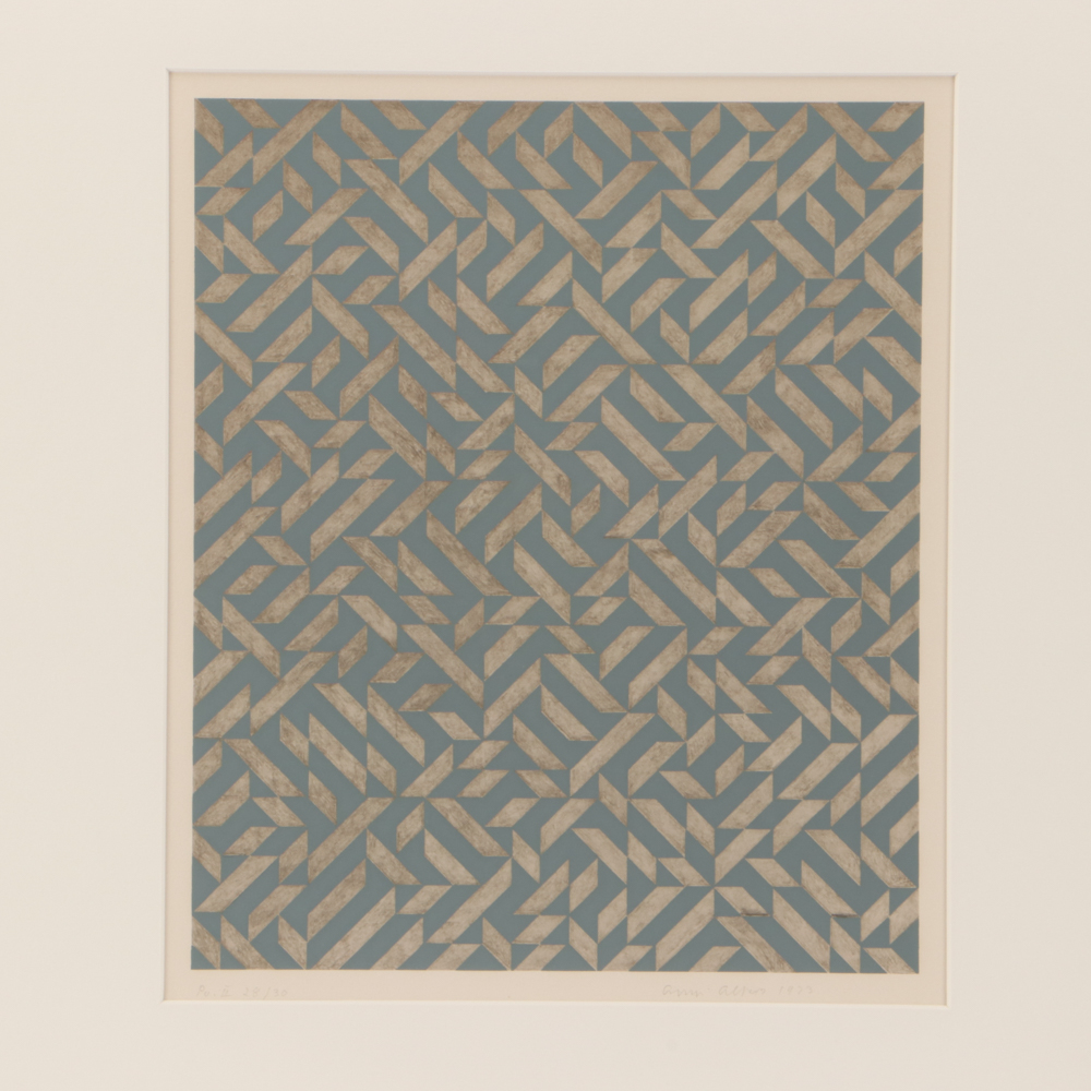 Anni Albers Limited Edition Mixed Media Serigraph "PO II"