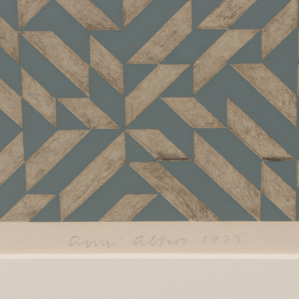 Anni Albers Limited Edition Mixed Media Serigraph "PO II"