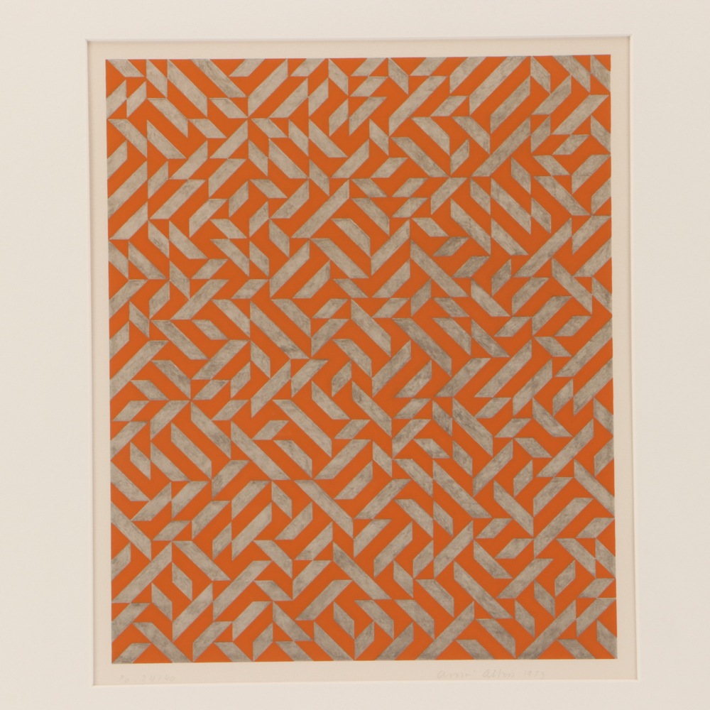 Anni Albers Limited Edition Mixed Media Serigraph "PO I"